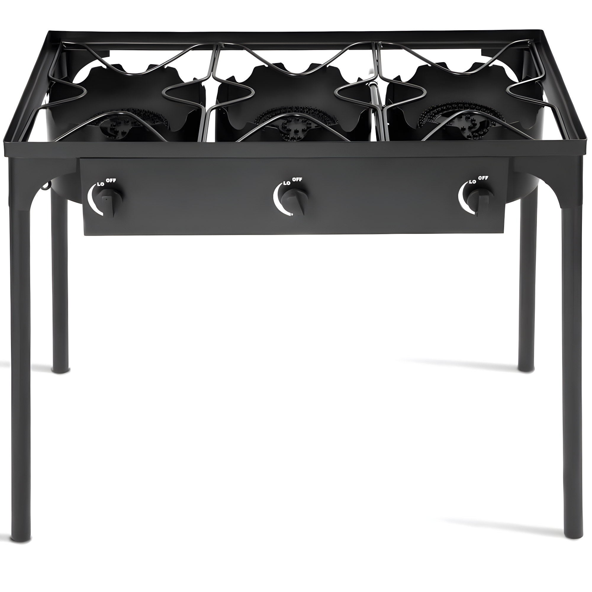 Costway Portable Propane 225,000-BTU 3 Burner Gas Cooker Outdoor Camp Stove BBQ