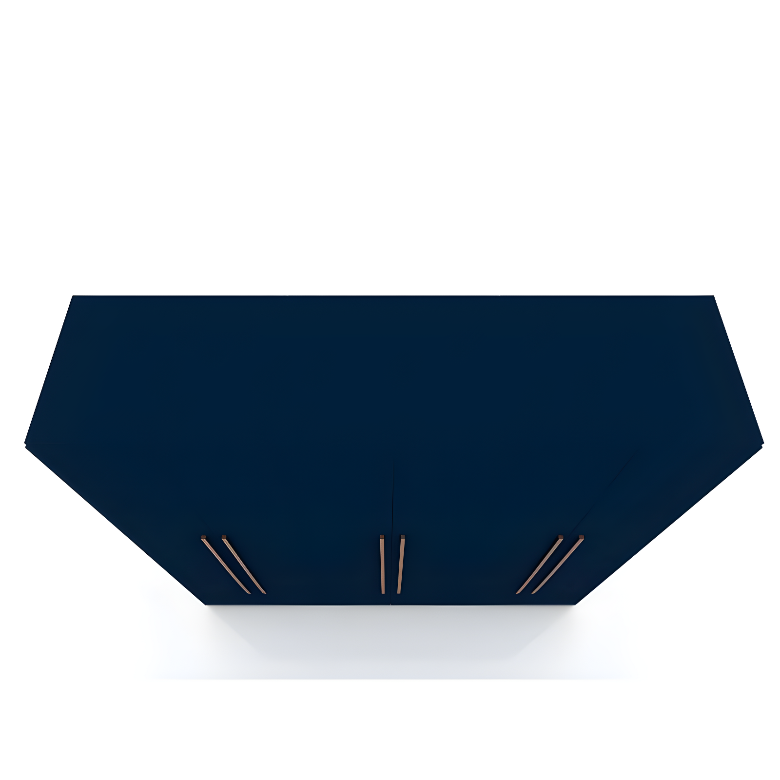 Manhattan Comfort Gramercy Wardrobe Armoire Closet Blue: MDF Composite Frame, 6 Doors, 4 Shelves, 2 Drawers