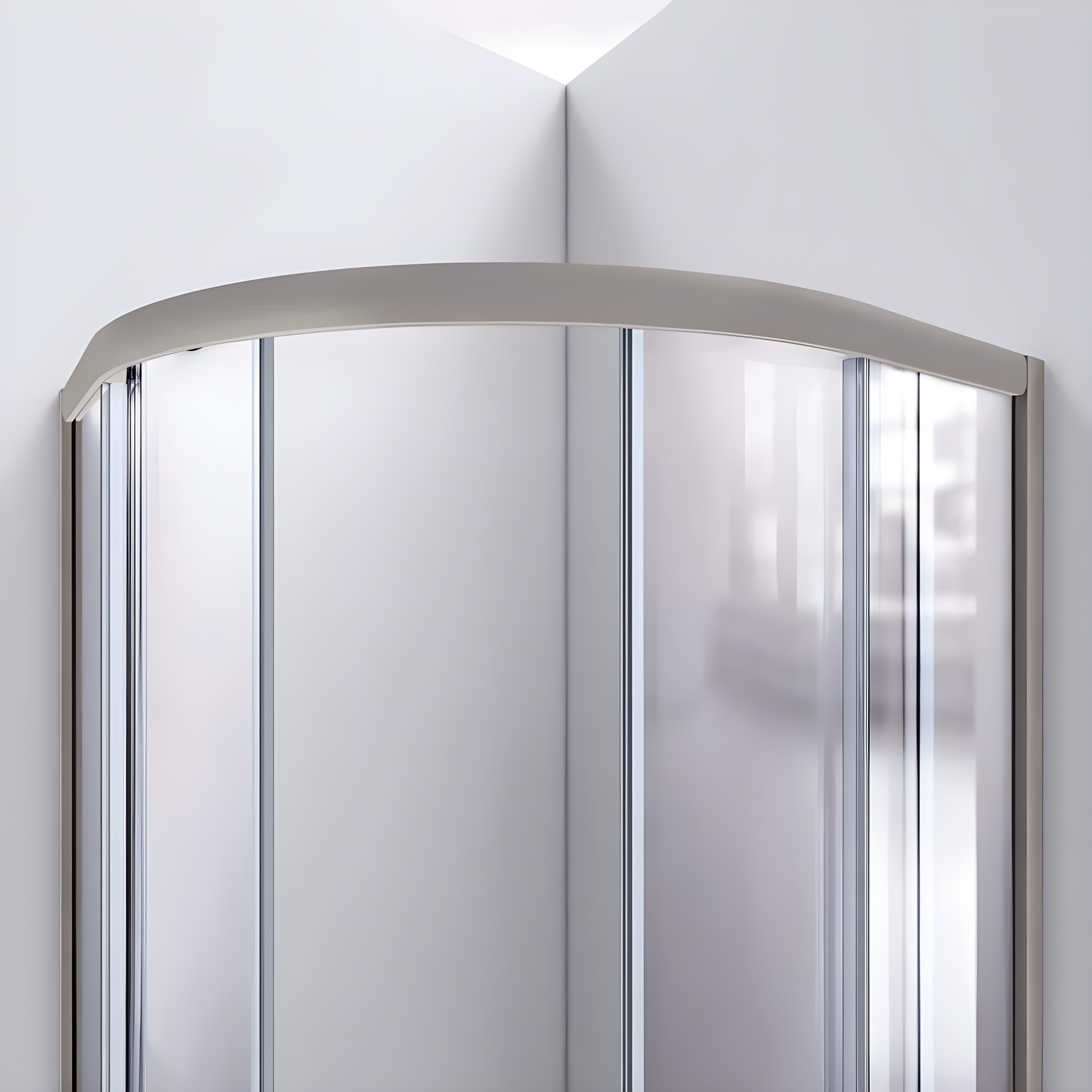 Prime 33" W x 33" D x 76.75" H Round Sliding Shower Enclosure with Base Included