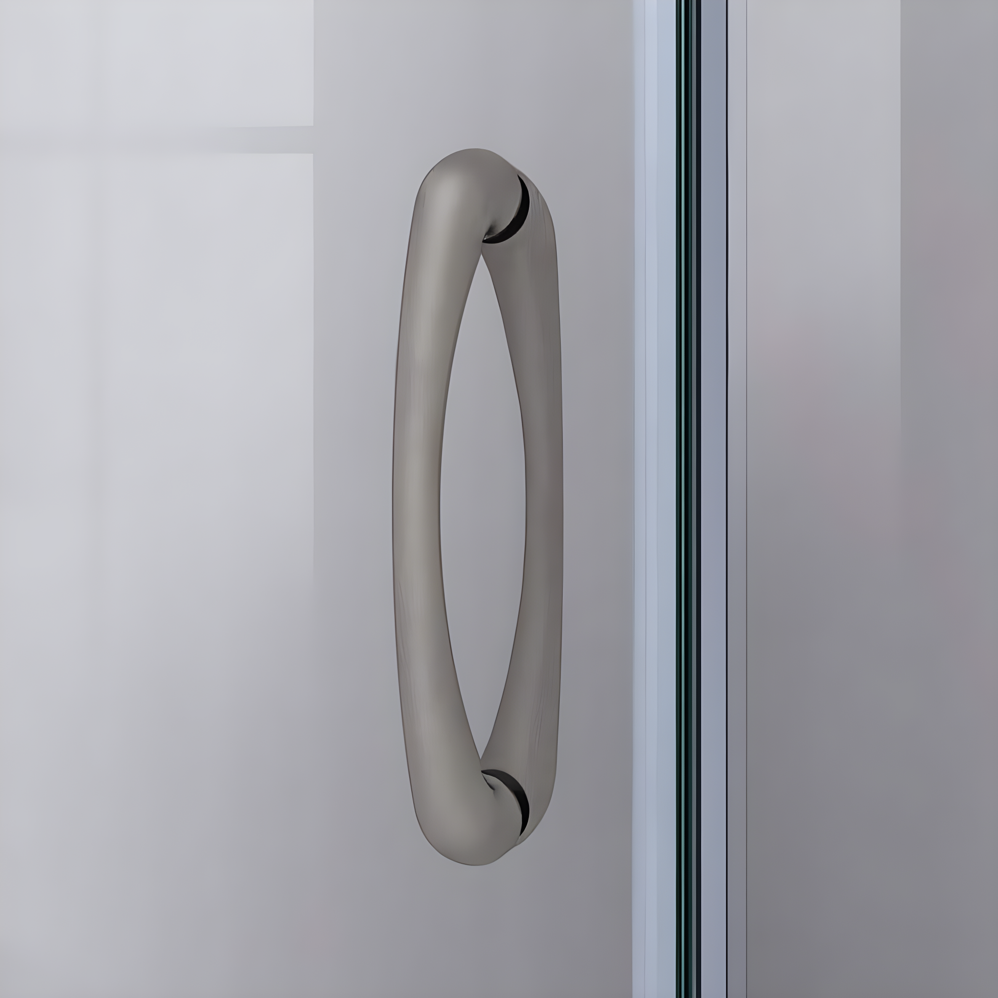 Prime 33" W x 33" D x 76.75" H Round Sliding Shower Enclosure with Base Included