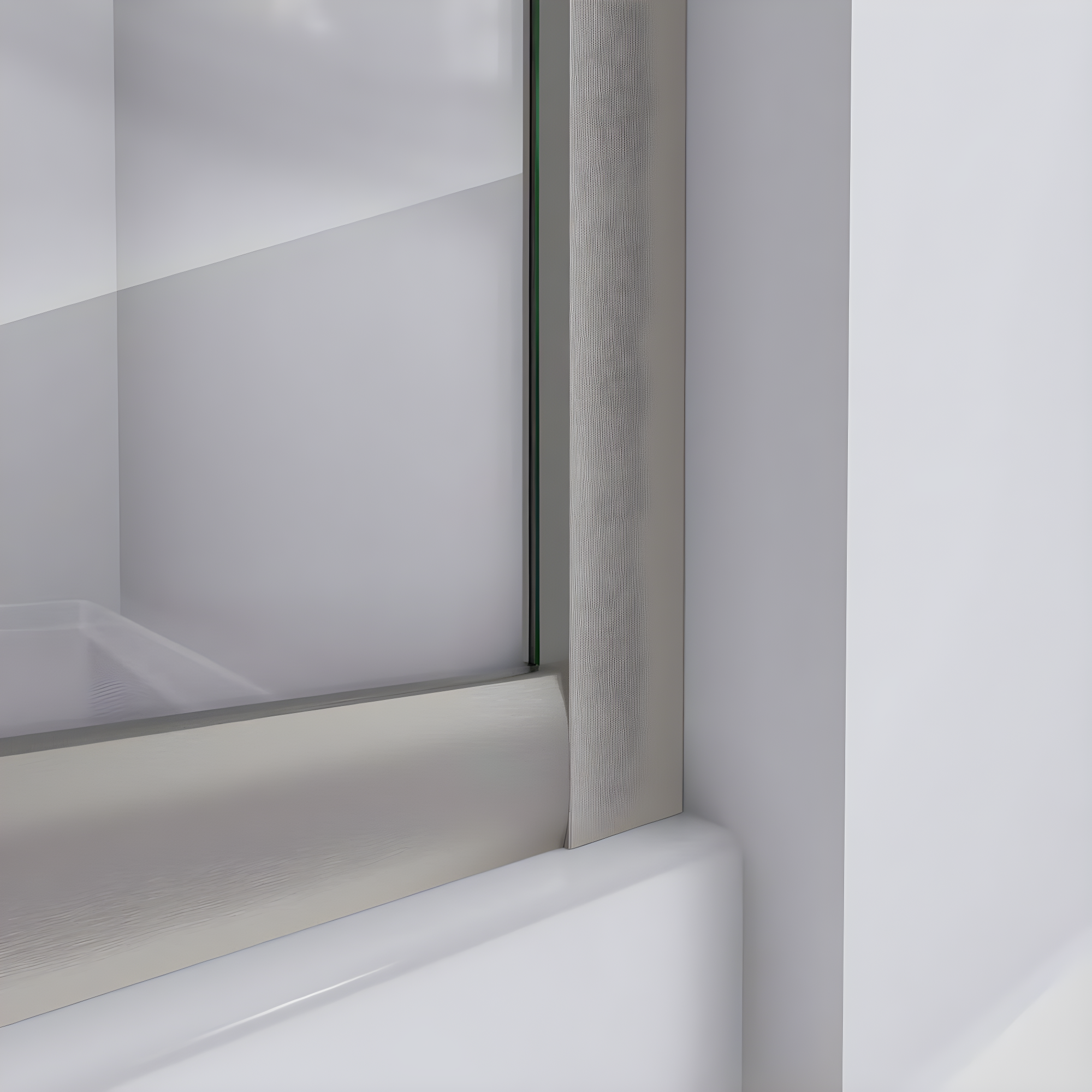 Prime 33" W x 33" D x 76.75" H Round Sliding Shower Enclosure with Base Included