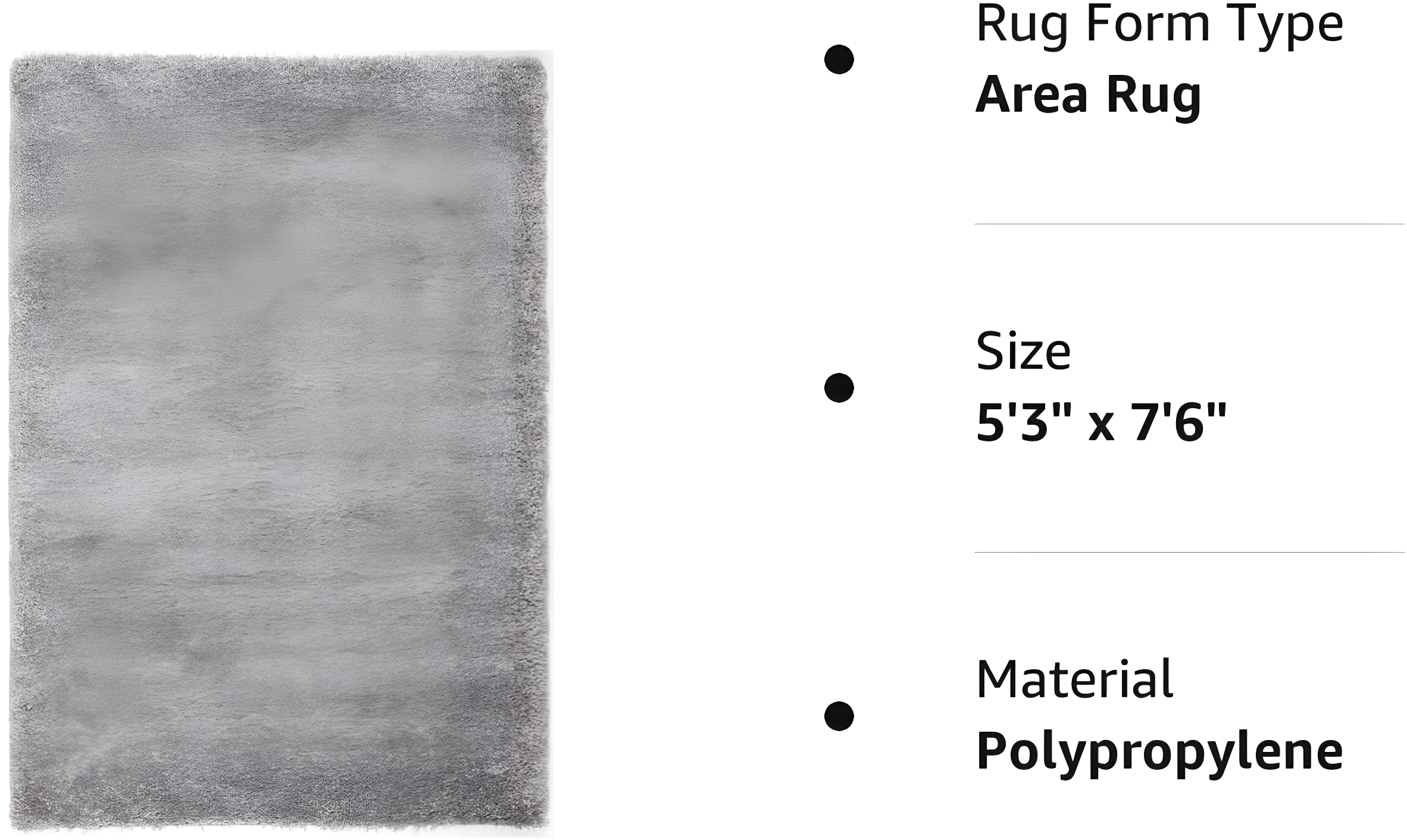 Shag SG151 Power Loomed Indoor Area Rug - Silver - 5'3"x7'6" - Safavieh.