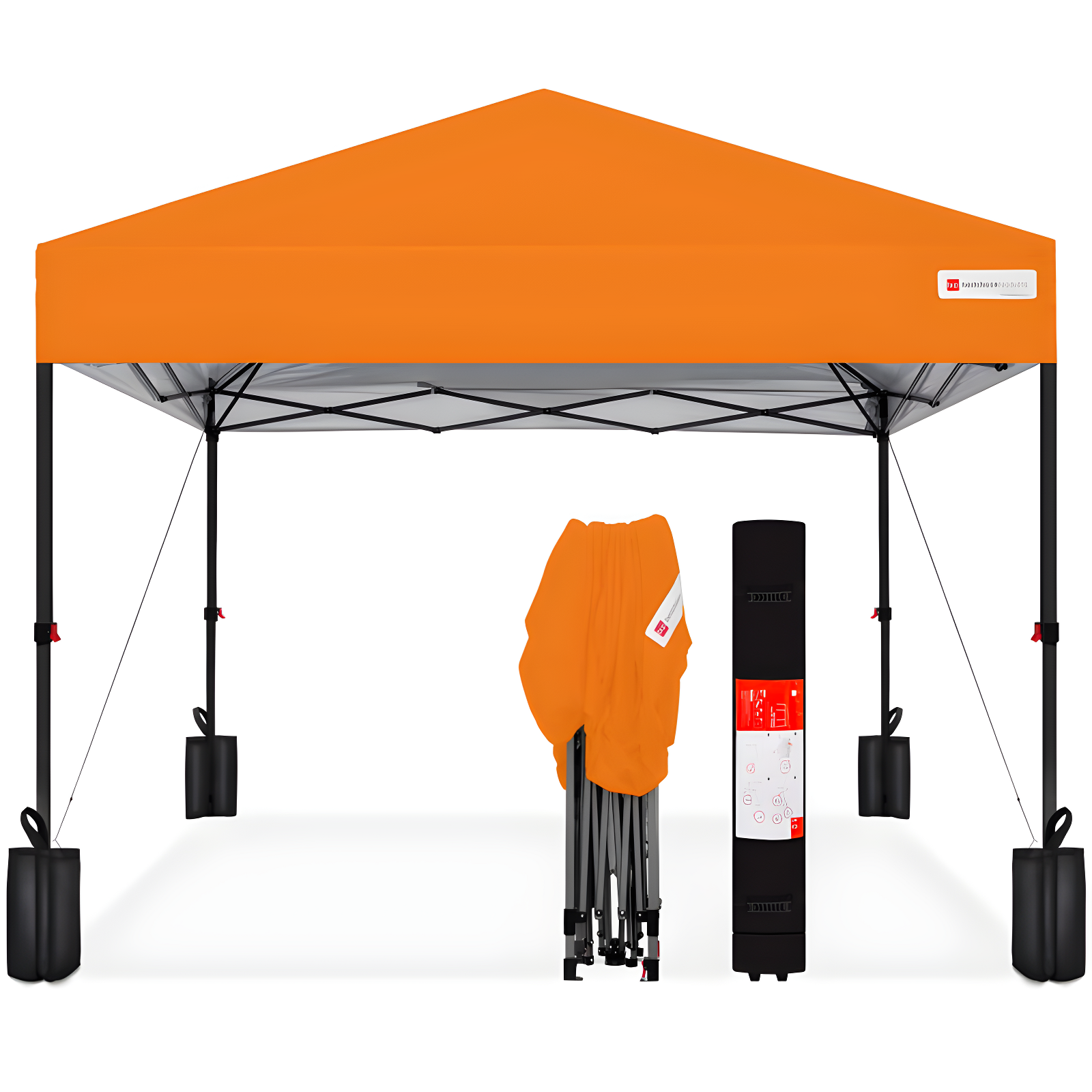 Best Choice Products Easy Setup Pop Up Canopy W/ 1-Button Setup, Wheeled Case, 4 Weight Bags