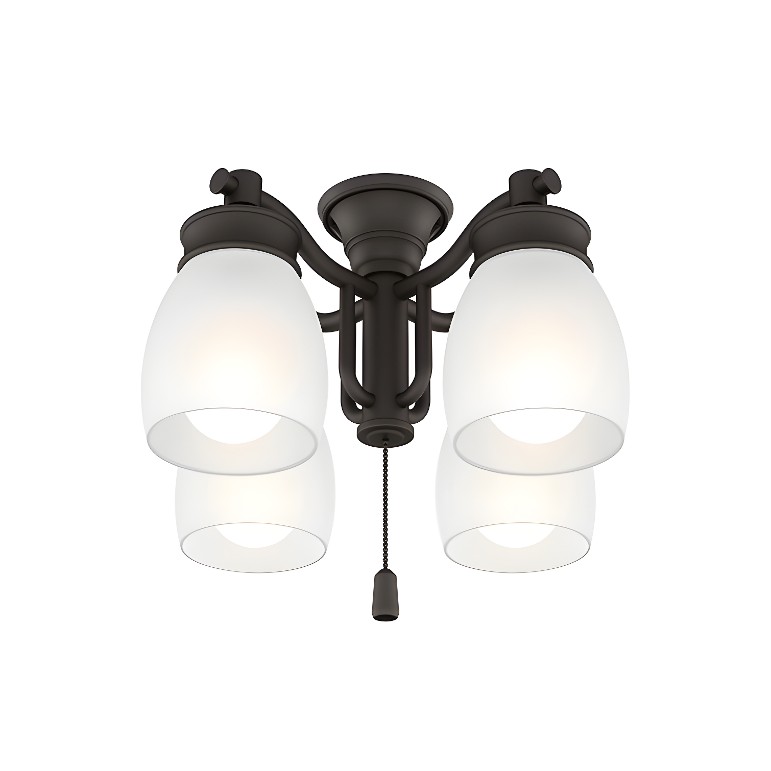 11'' 4 - Light Maiden Bronze Branched Ceiling Fan Light Kit