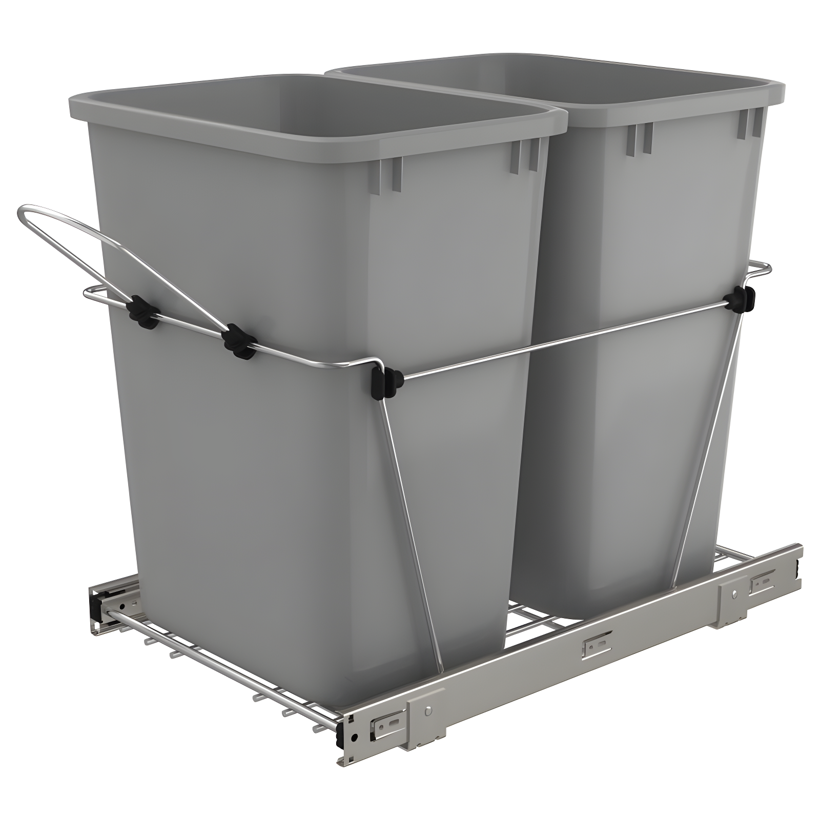 Rev-A-Shelf Rev-A-Shelf Double Pull Out Trash Can 35 Qt for Kitchen