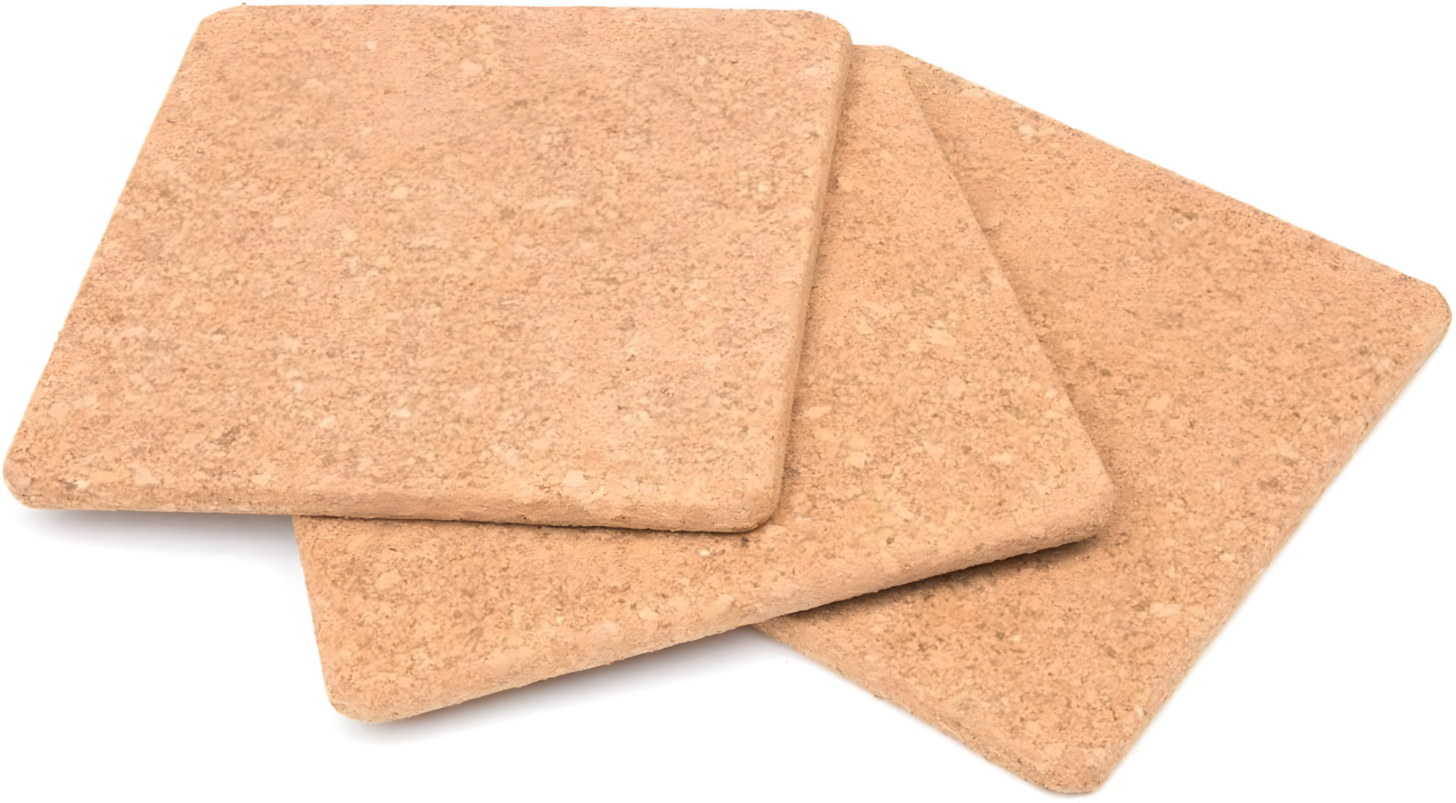 Fox Run Square Cork Trivets, Set of 3
