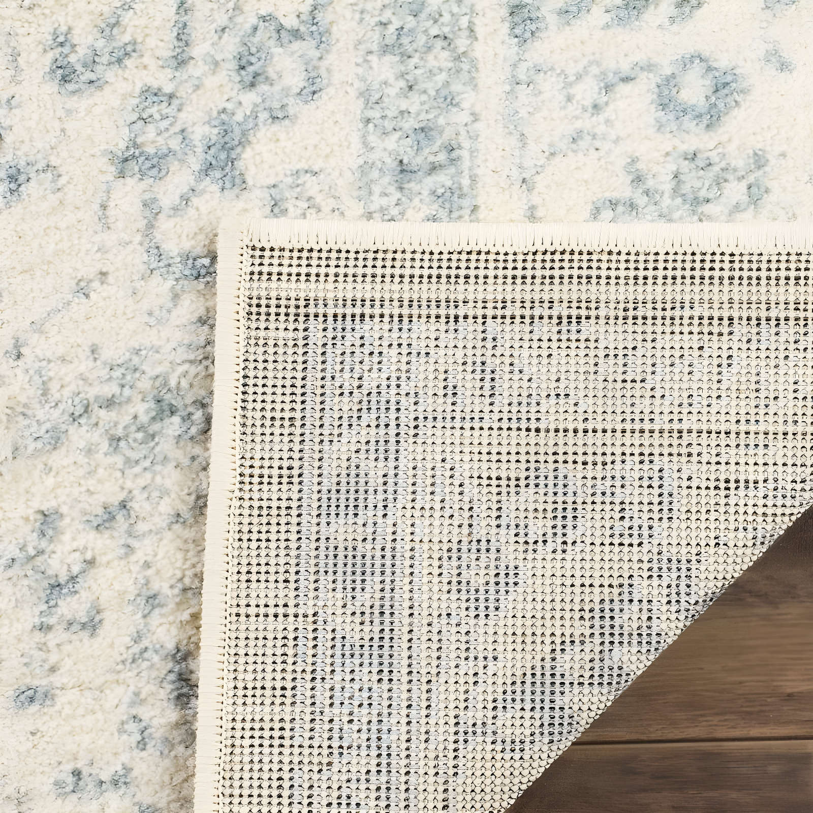 Adirondack ADR109 Machine Made Indoor Runner - Ivory/Slate - 2'-6"x12' - Safavieh