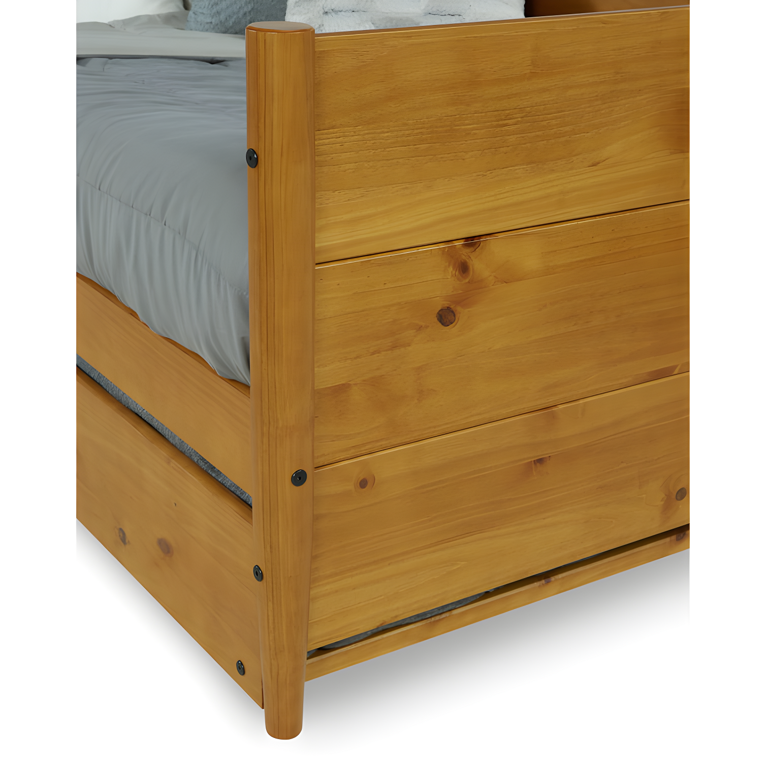 Camello Twin Solid Wood Daybed with Trundle