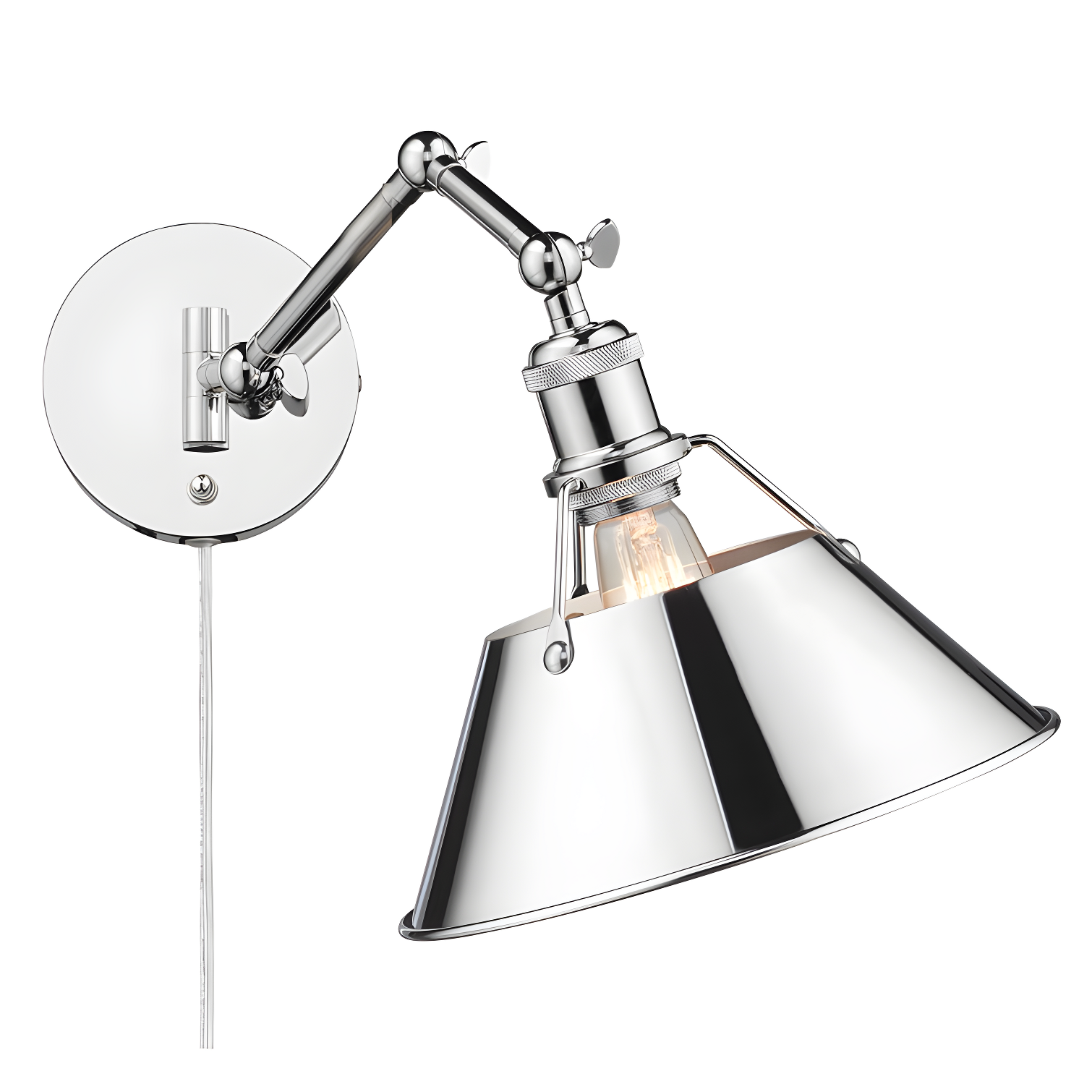 Weatherford Steel Swing Arm Sconce