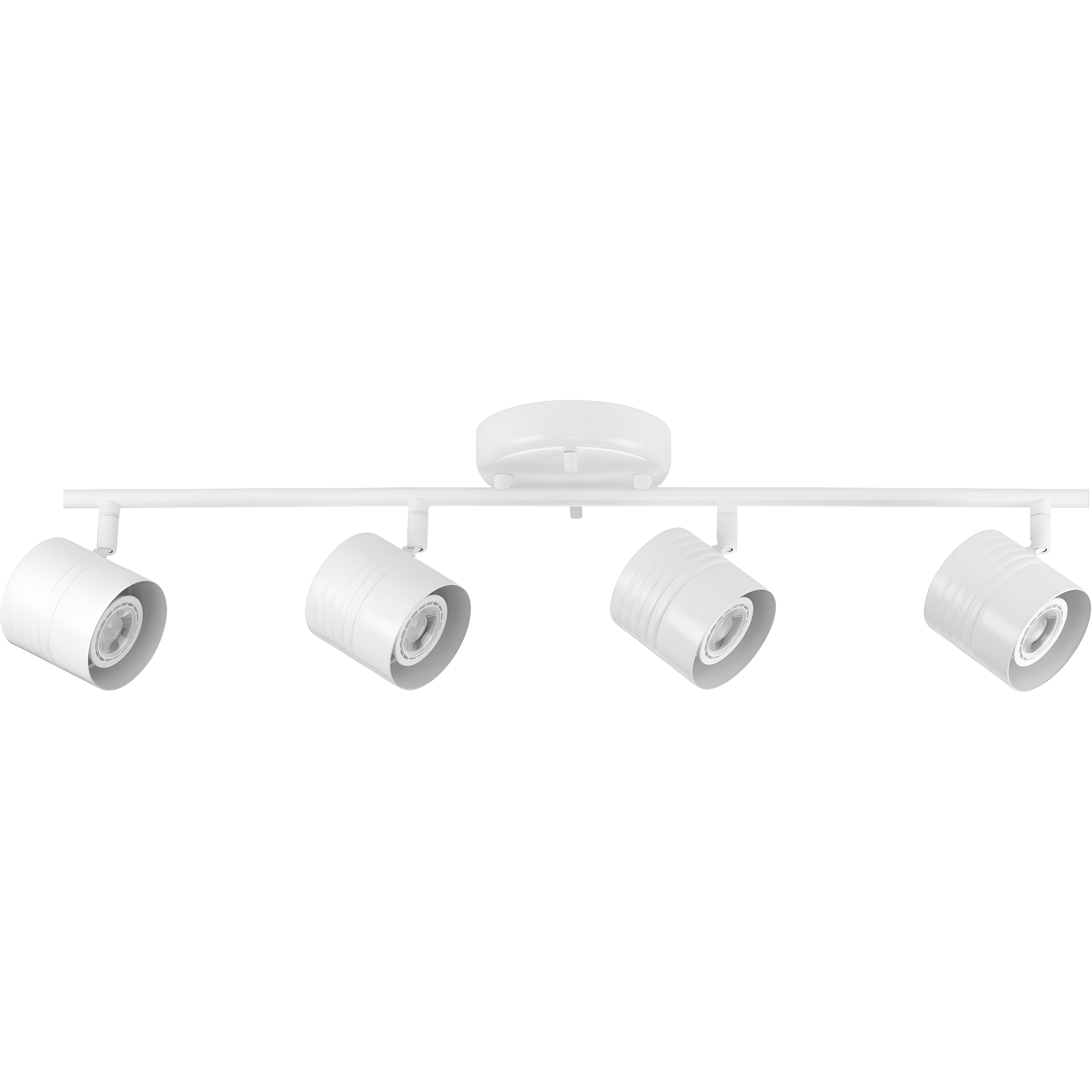Progress Lighting P900014-028 Black Four-Head Track Metal