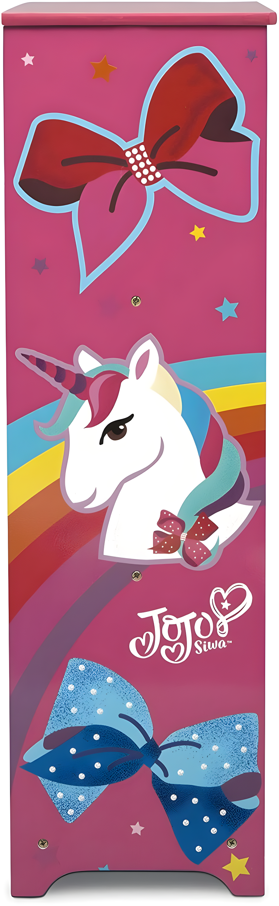 Delta Children Rainbow Unicorn Deluxe 37.5" Bookcase