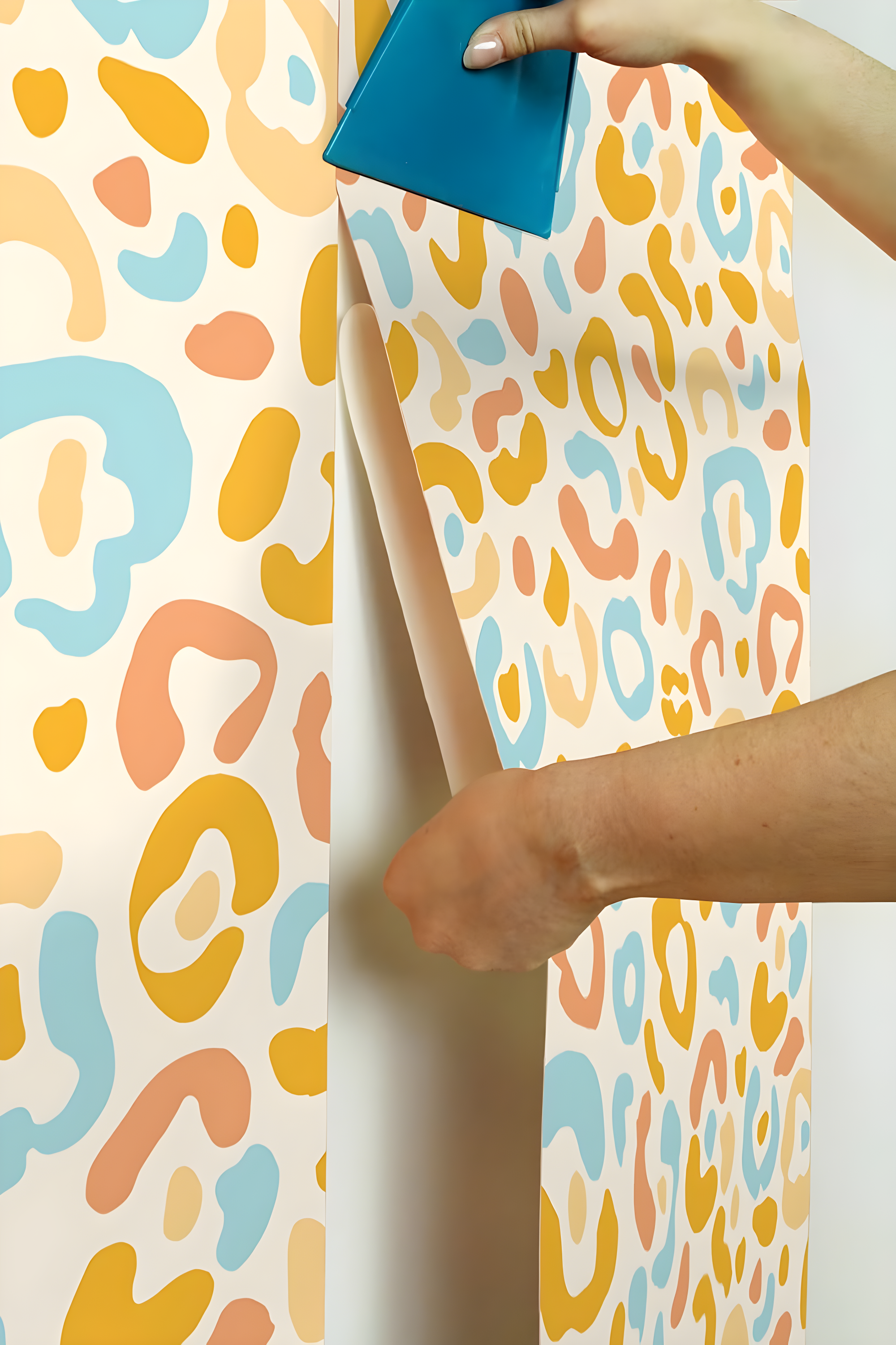 Aelfie Multi Warm Leopard Spots Peel & Stick Wallpaper