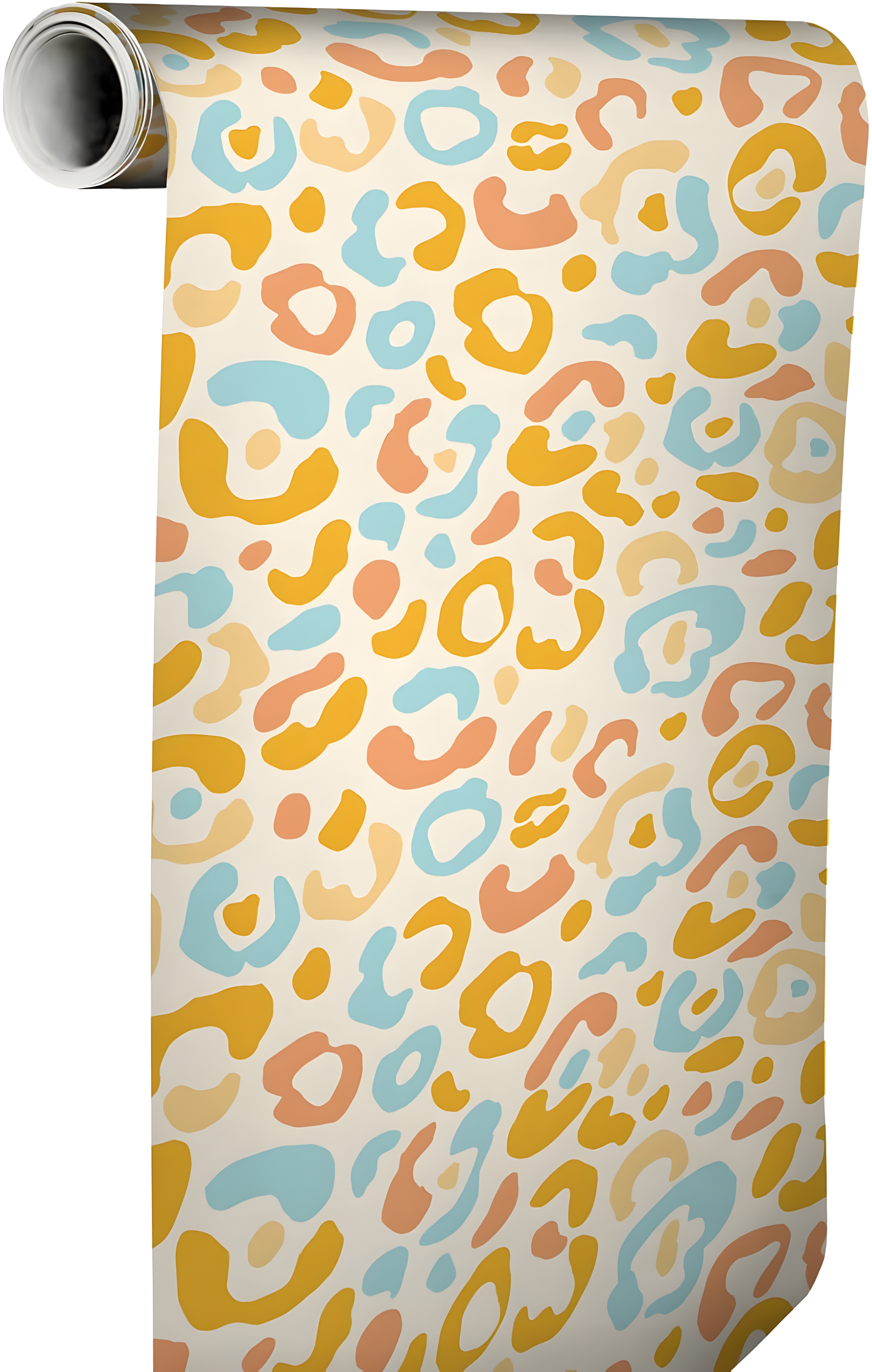 Aelfie Multi Warm Leopard Spots Peel & Stick Wallpaper