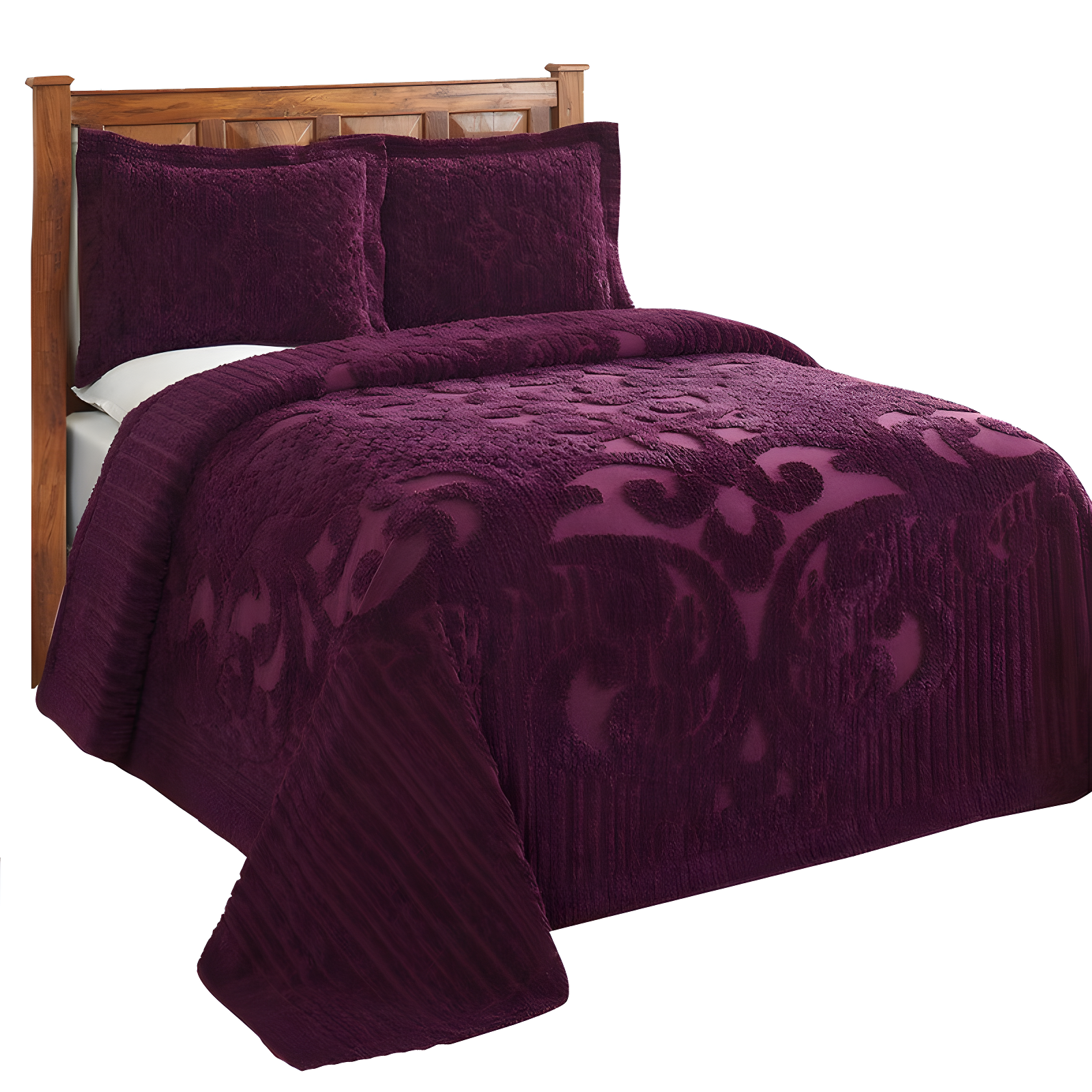 Better Trends Ashton 100% Cotton Chenille Bedspread with Medallion Pattern,  Soft & Breathable Coverlet, Luxurious Bedding for All Seasons, Machine Washable