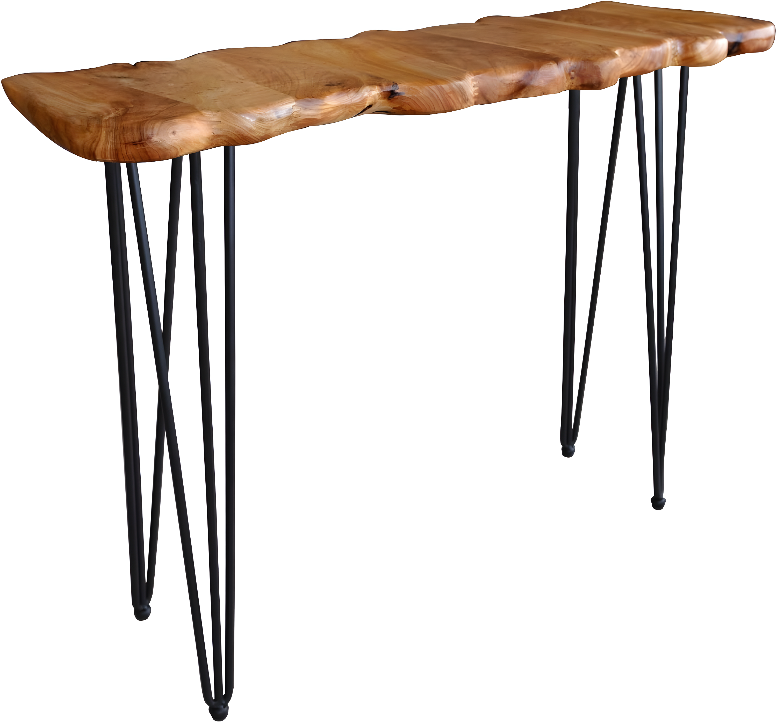 Home Soft Things Hairpin Metal Table Legs 30 Inch Legs for Furniture Coffee Bench Dining End Industrial Table Desk Set of 4 with Screws Adjustable Cushion Black Floor Protectors, 30"
