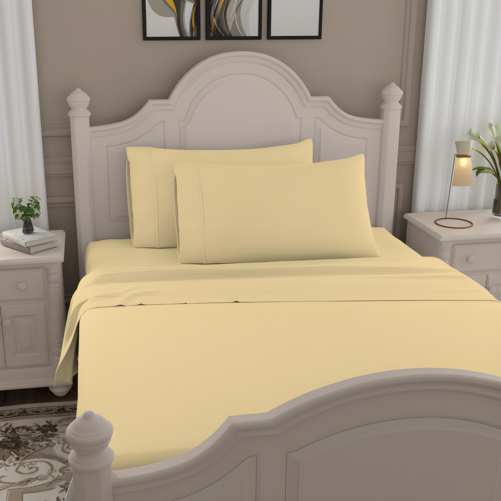 100% Cotton 400TC Cool & Crisp Sheet Set