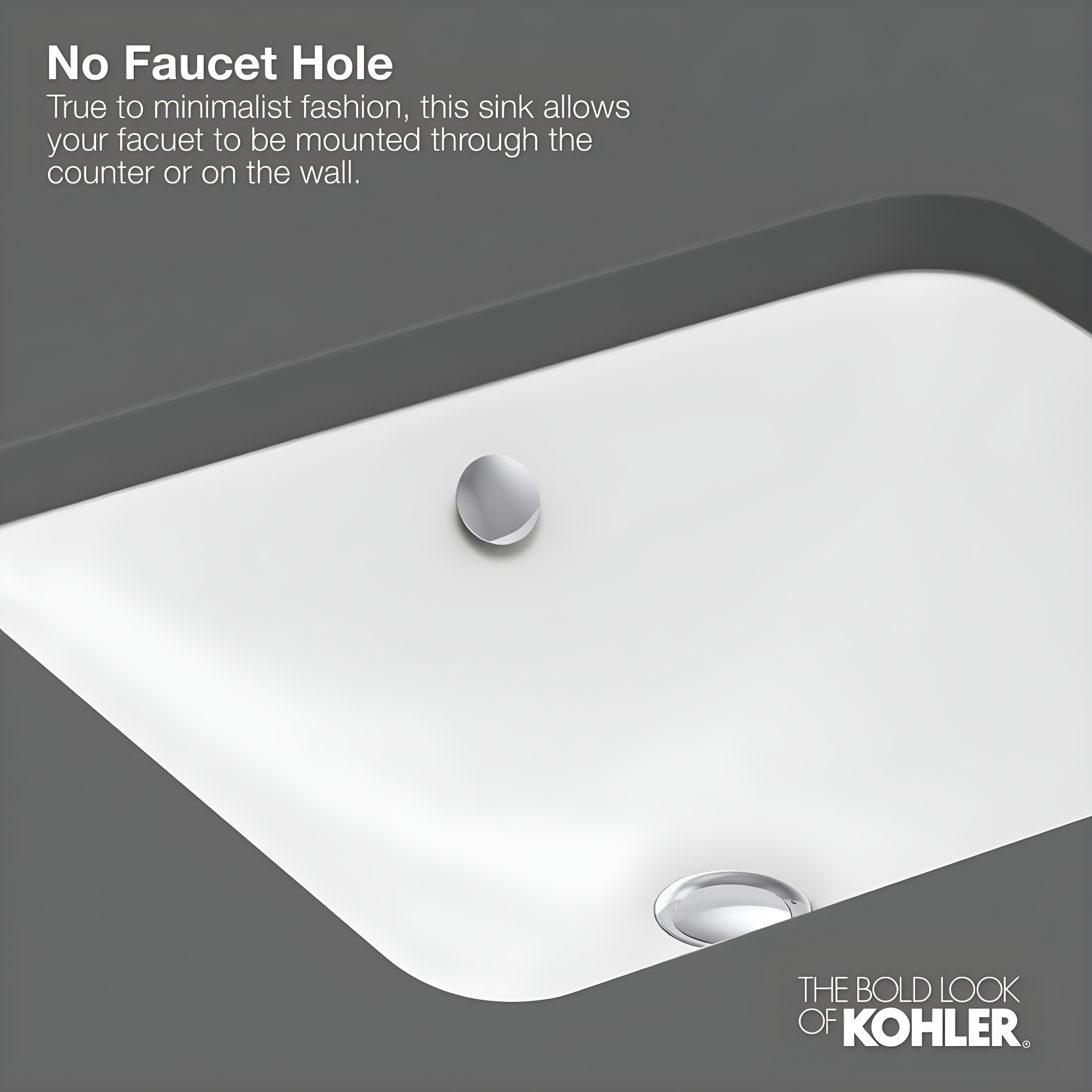 Verticyl Rectangular Undermount Bathroom Sink with Overflow