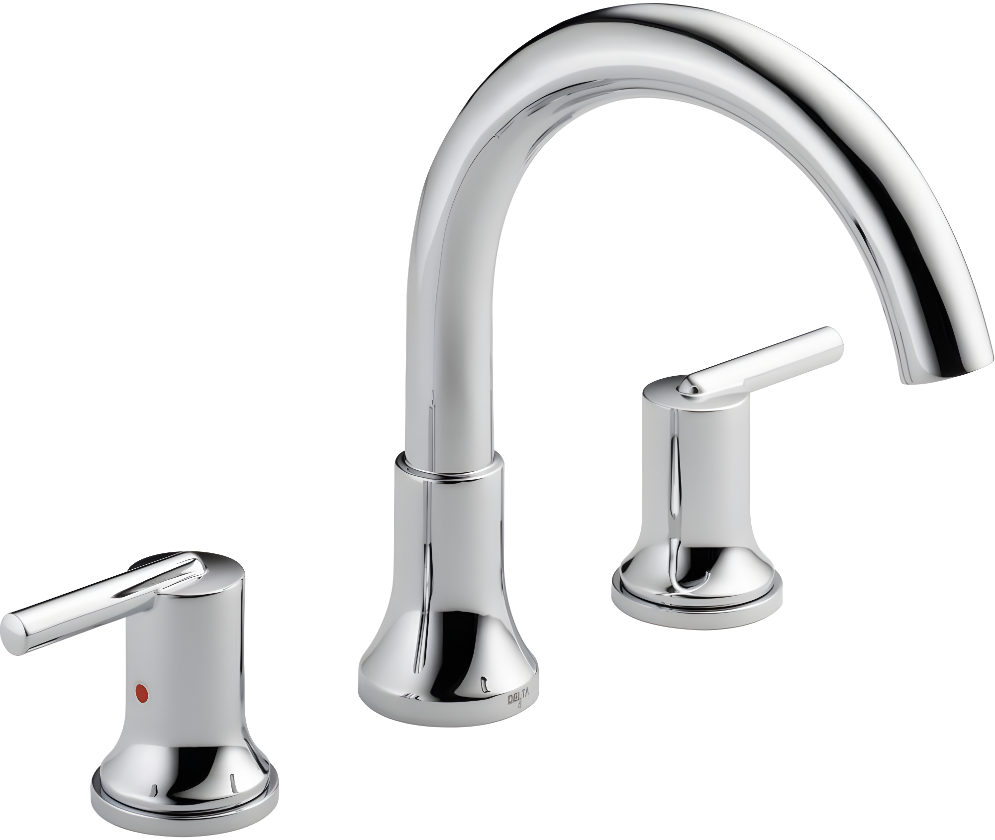 Trinsic Double Handle Deck Mounted Roman Tub Faucet