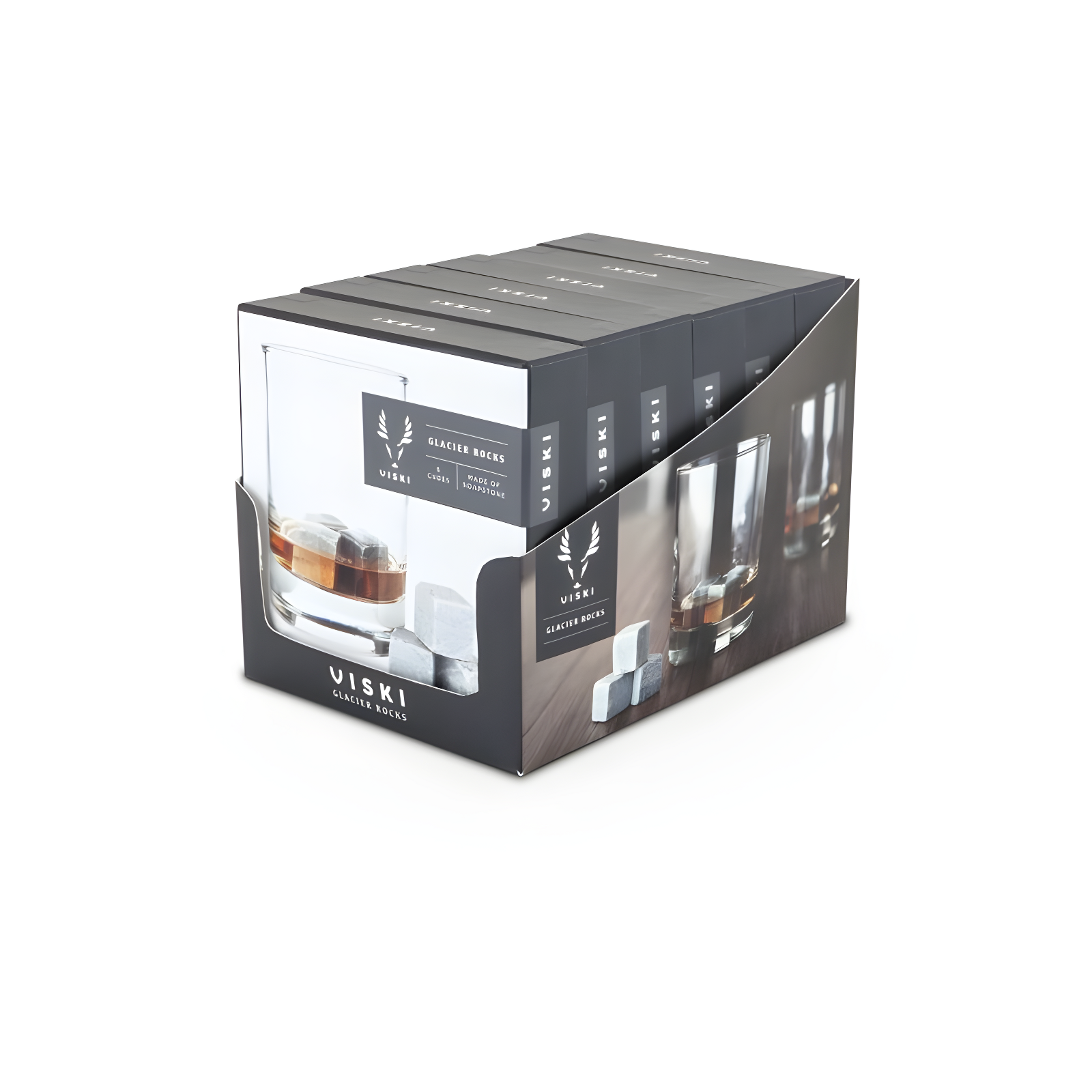 Glacier Rocks Soapstone Cube (Set of 6)