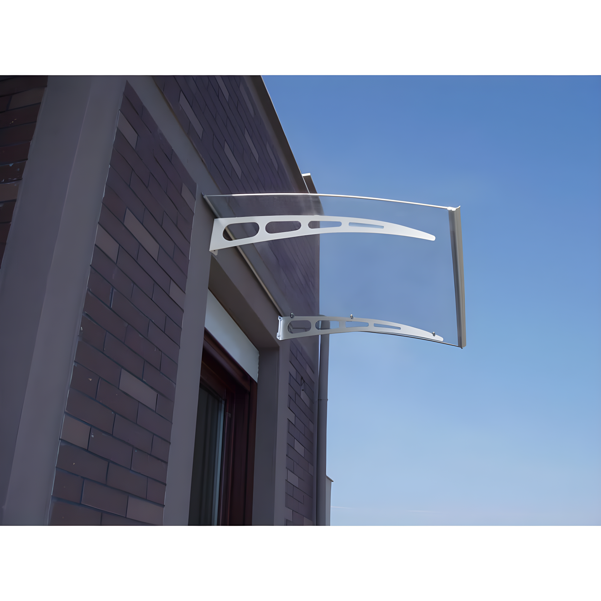 Advaning 7.9'' D Polycarbonate Cover Retractable Door / Window Awning
