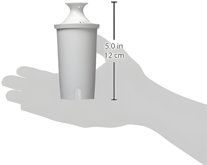 Brita Refillable Product Solutions Advanced Replacement Water Filter for Pitchers: Reduces Odors, Filters Chlorine & Heavy Metals