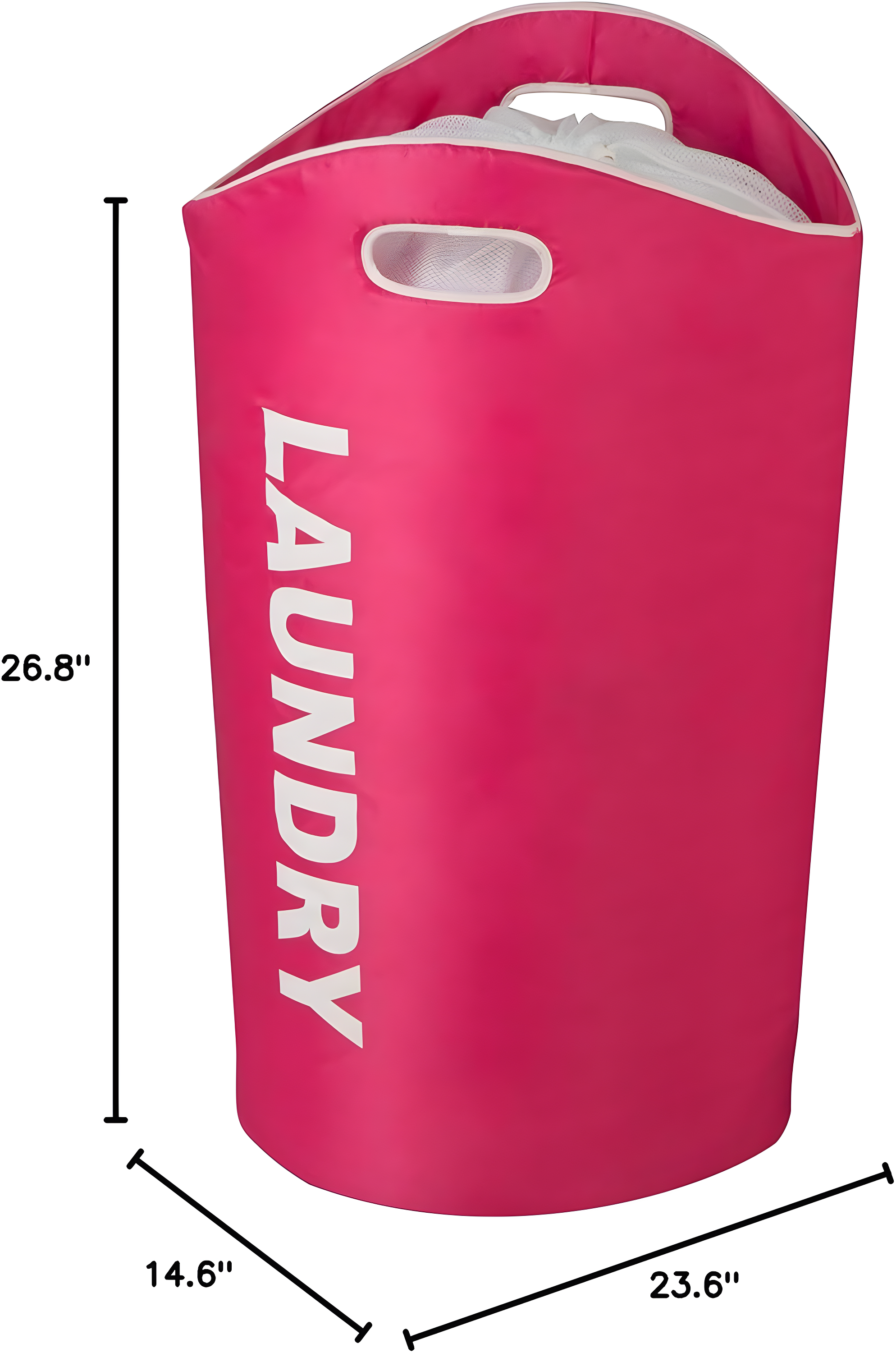Rebrilliant Fabric Laundry Hamper with Handles