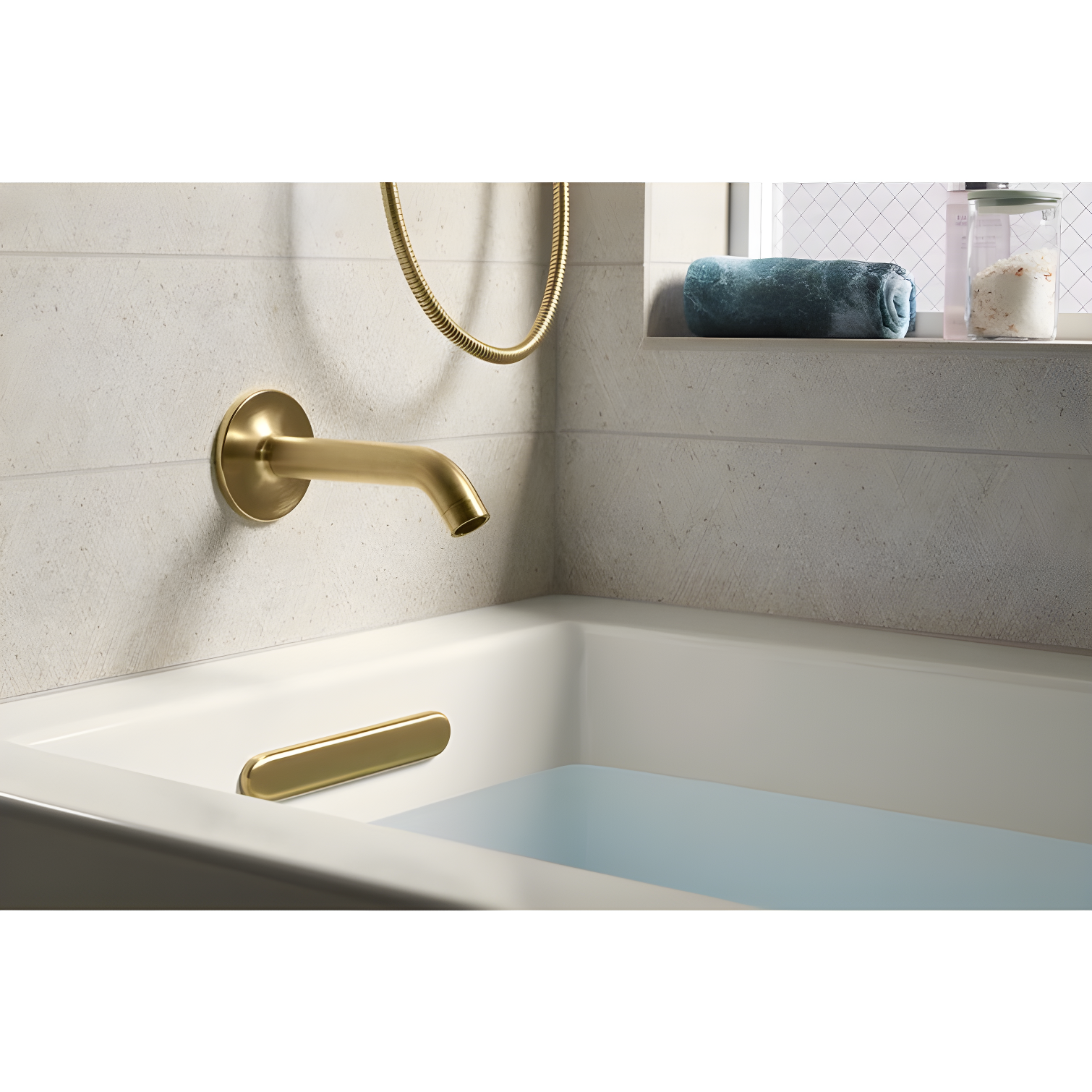 Underscore 60" x 32" Alcove Soaking Bathtub