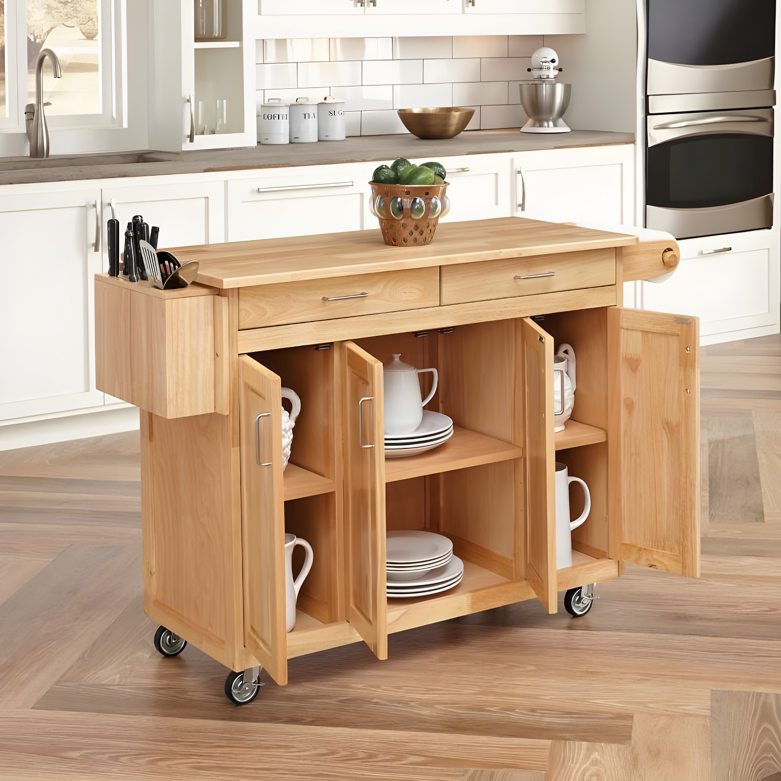 Wood Kitchen Island