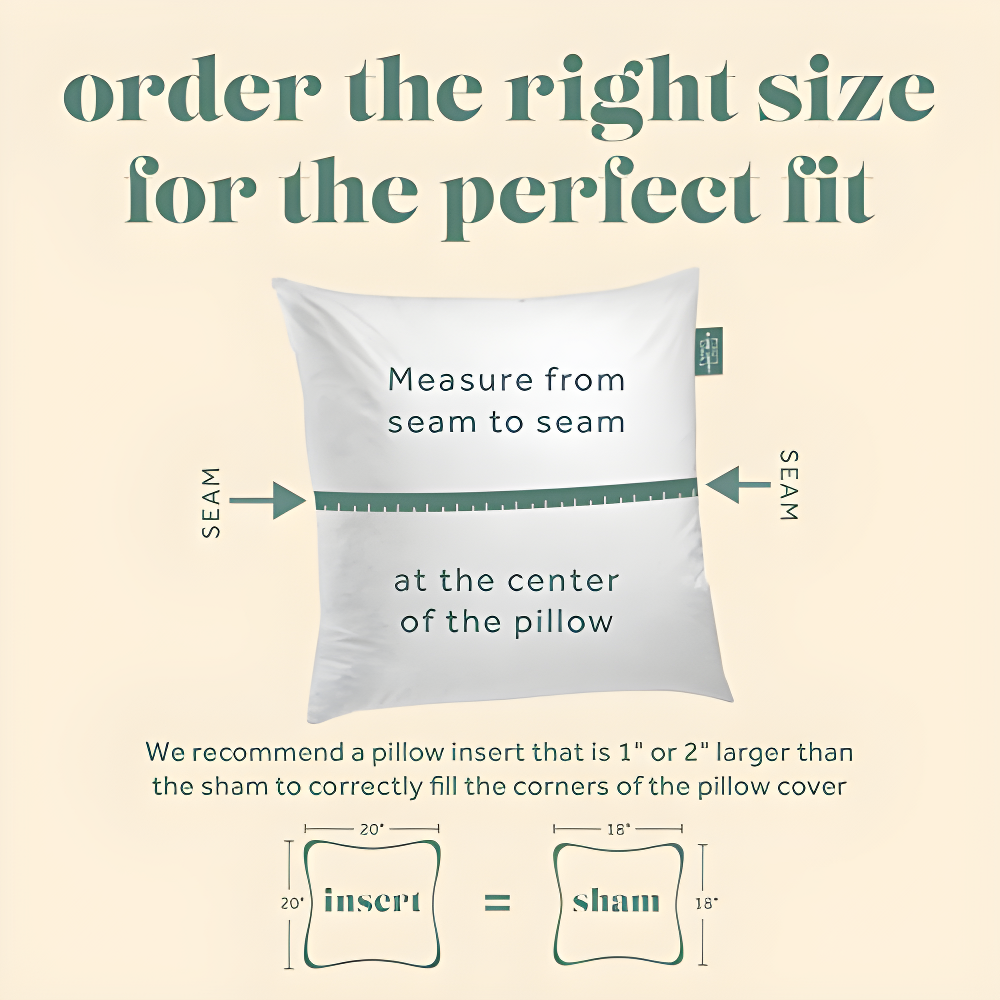 ComfyDown Premium 95/5 Feather Down Rectangle Pillow Insert 100% Cotton Cover 233 - 14"x20" -White