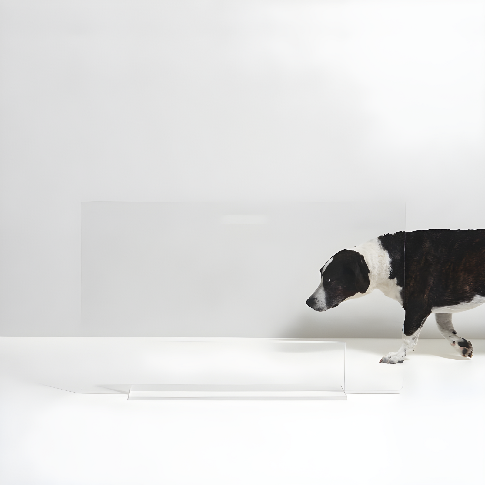 Low Clear Pet Gate Panel