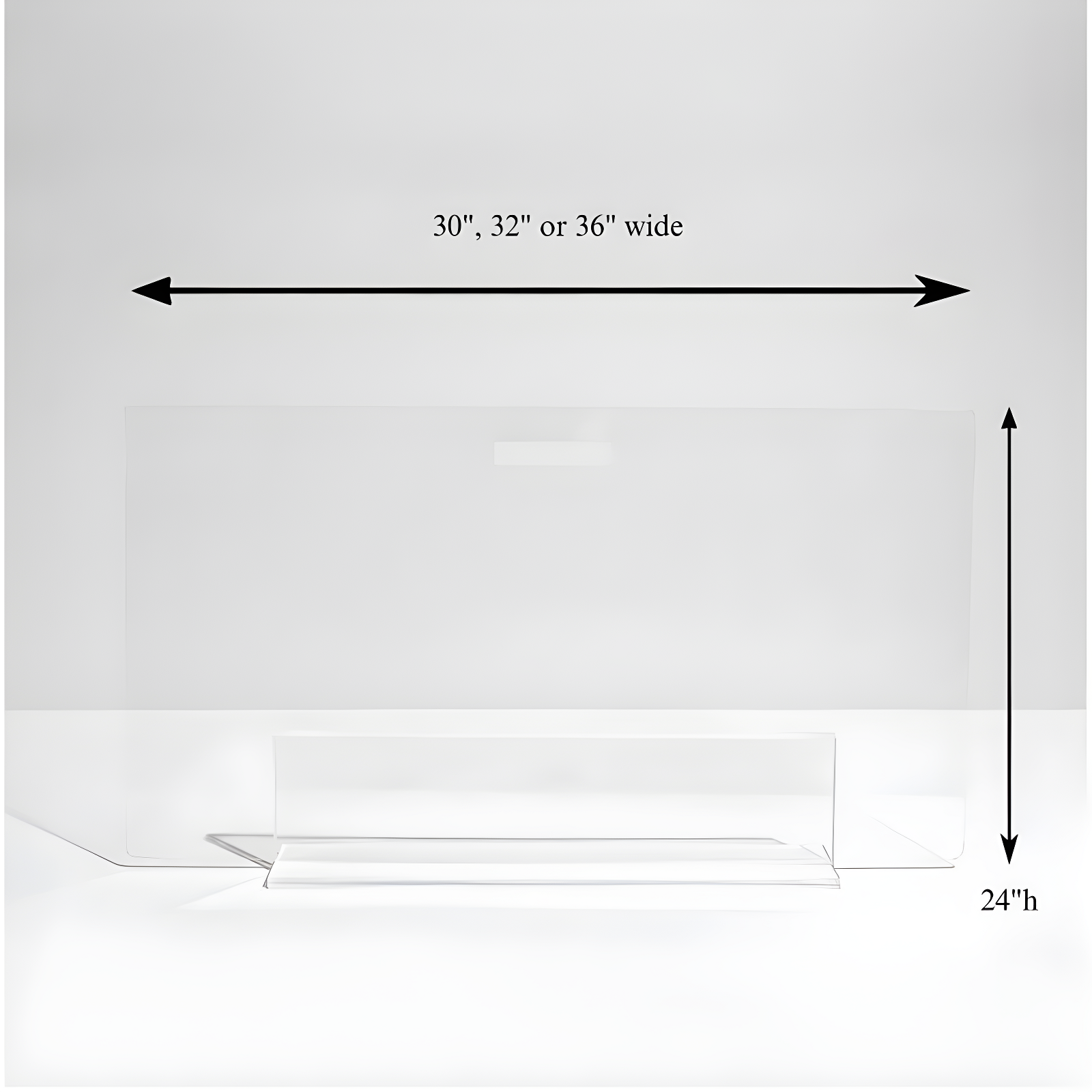 Low Clear Pet Gate Panel