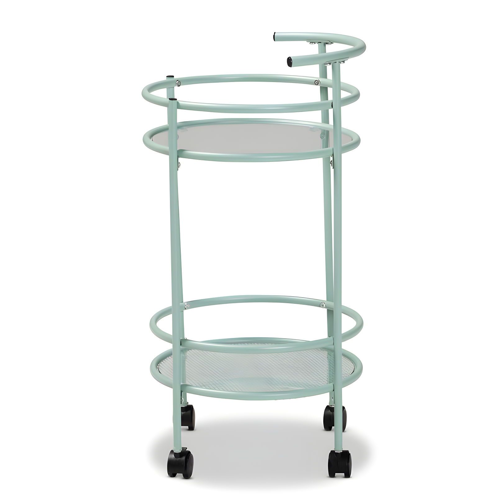 Ebern Designs Yaslynn Metal Bar Cart