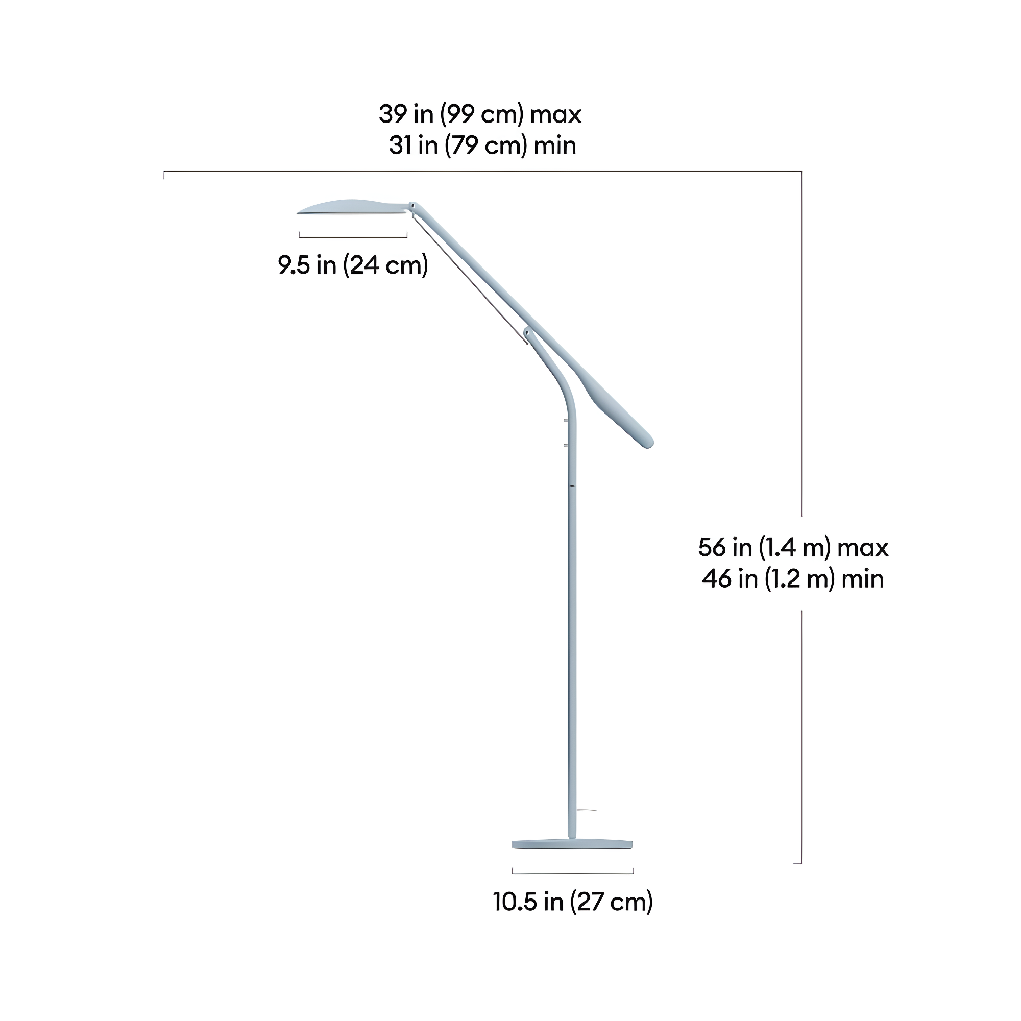 Cricut Bright 360 Floor Craft Lamp