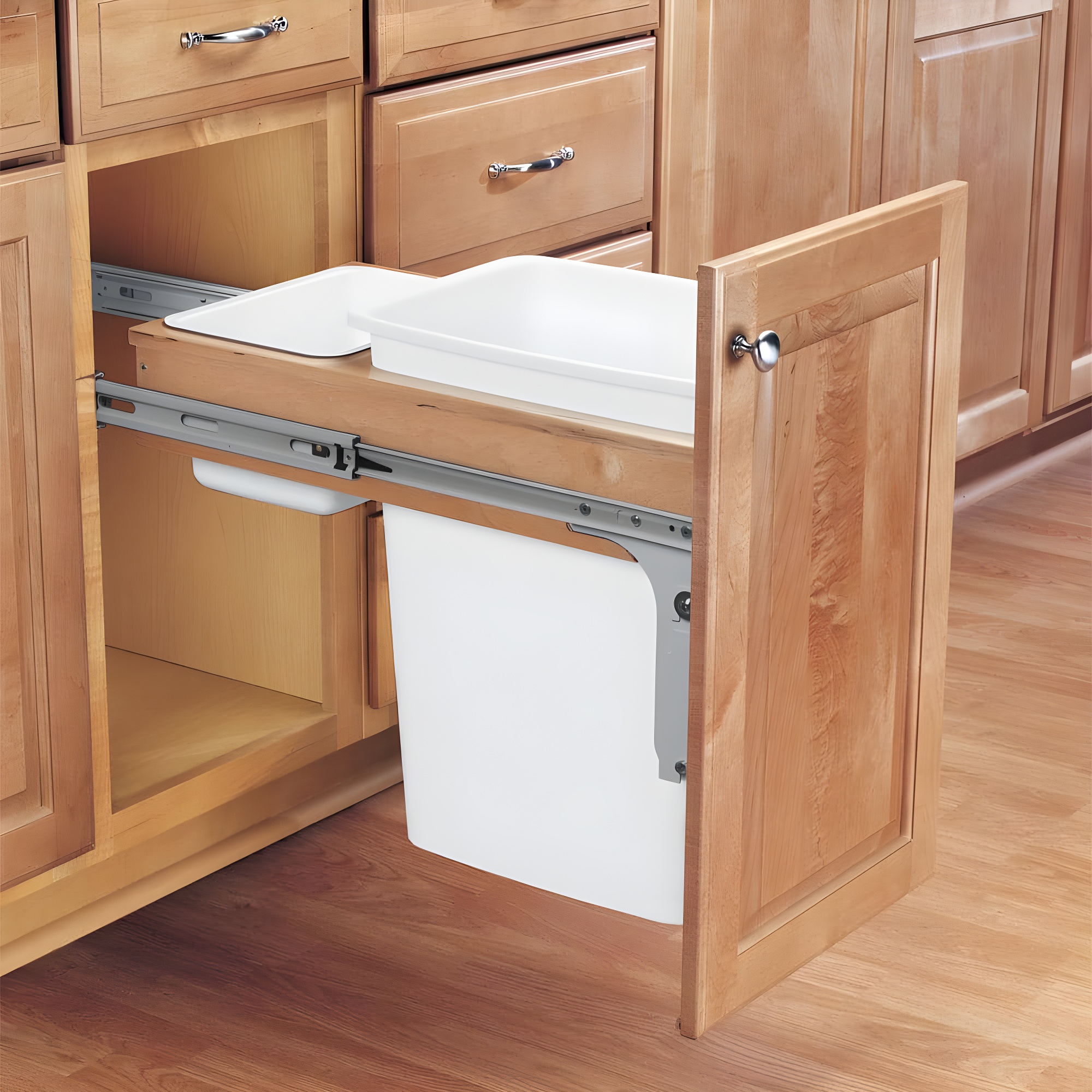 Rev-A-Shelf Rev-A-Shelf Single Pullout Top Mount Trash Can