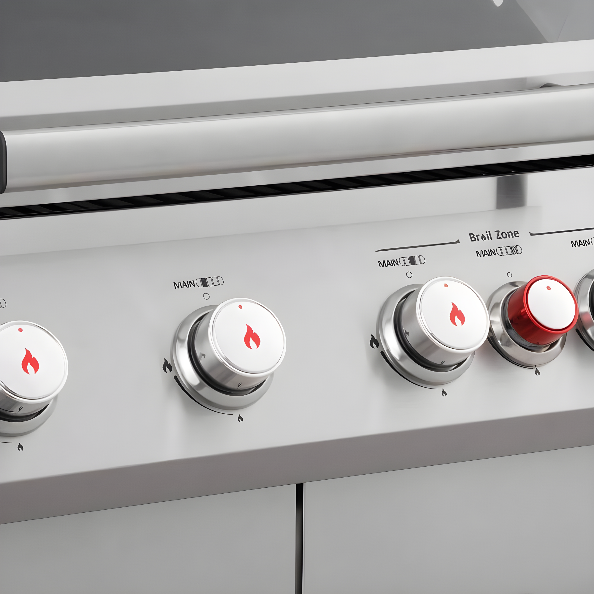 Monument Grills Mesa 415BZ,4-Burner Liquid Propane Infrared Gas Grill with Side Burner and Cabinet, 62,000 BTU – Perfect for Family BBQs