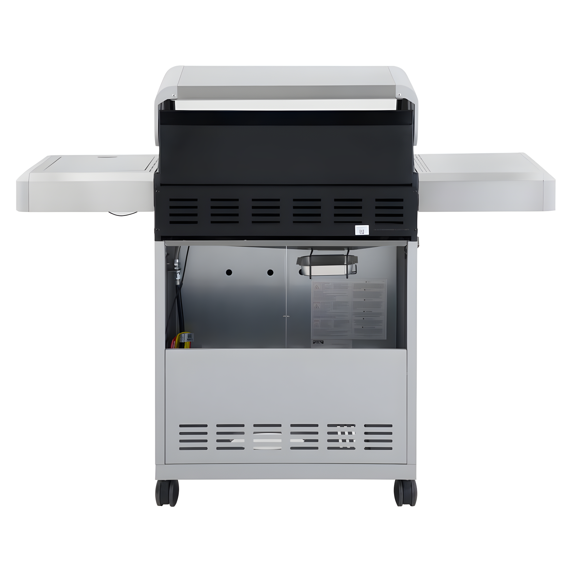 Monument Grills Mesa 415BZ,4-Burner Liquid Propane Infrared Gas Grill with Side Burner and Cabinet, 62,000 BTU – Perfect for Family BBQs