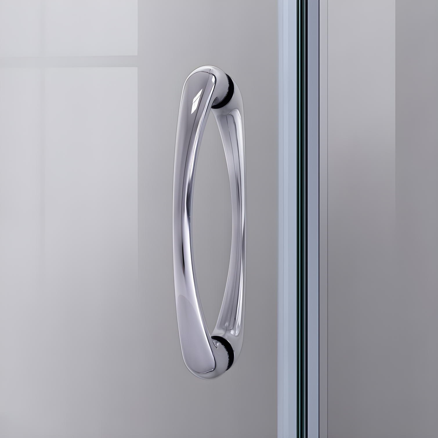 Prime 33" W x 33" D x 76.75" H Round Sliding Shower Enclosure with Base Included