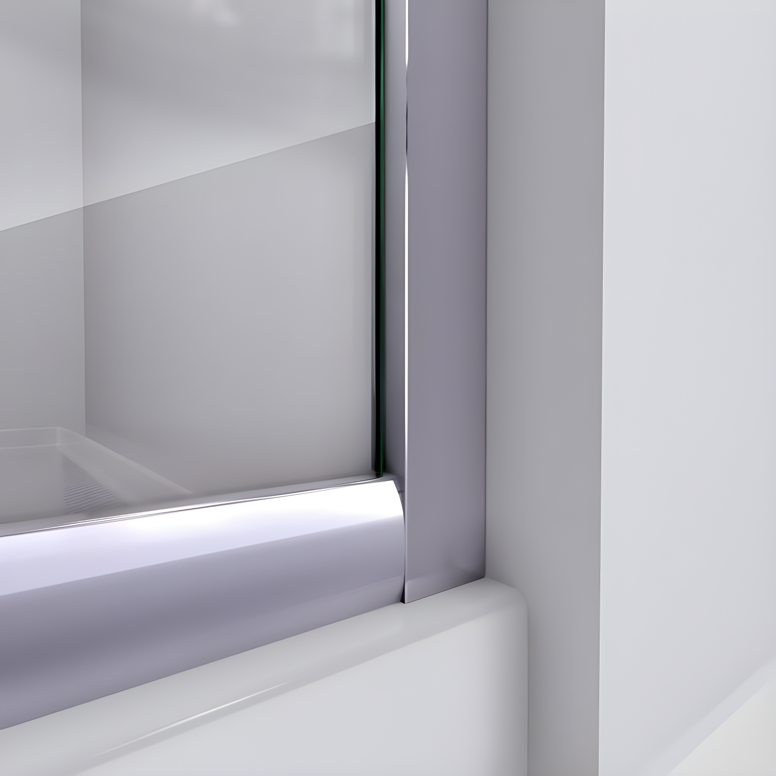 Prime 33" W x 33" D x 76.75" H Round Sliding Shower Enclosure with Base Included