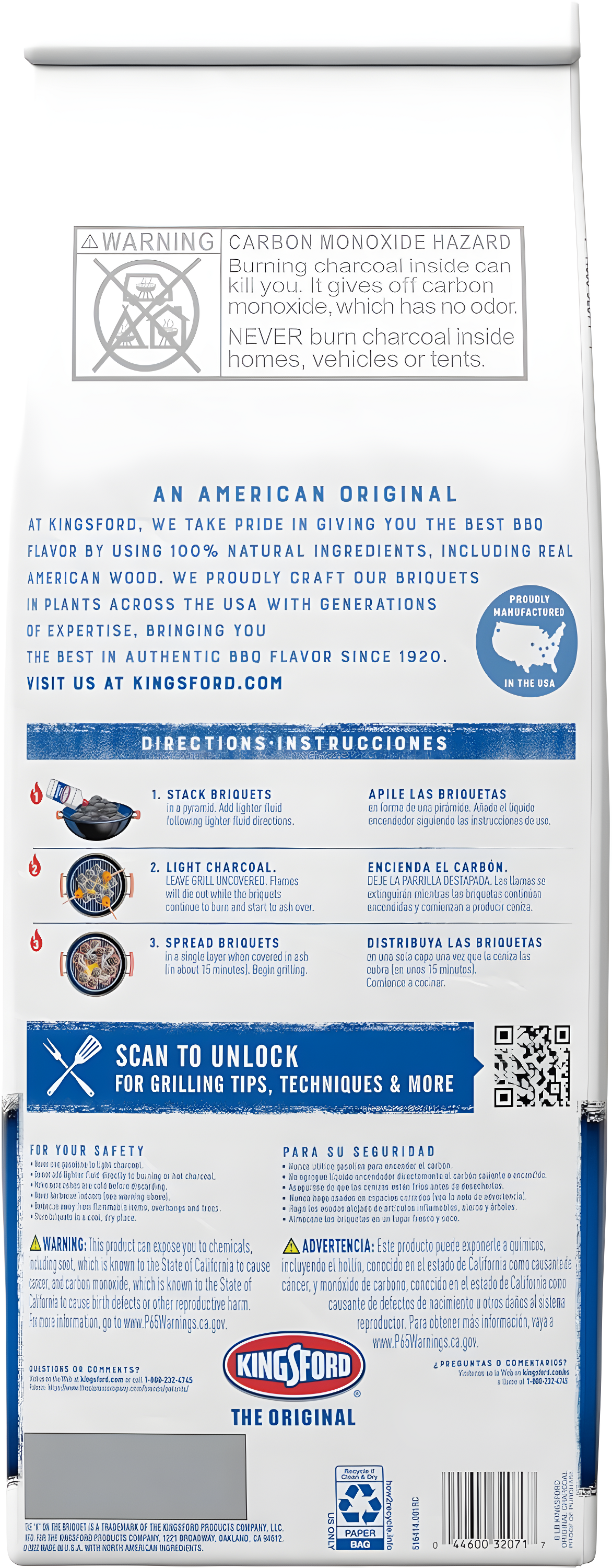 Kingsford Charcoal Briquettes 8lbs