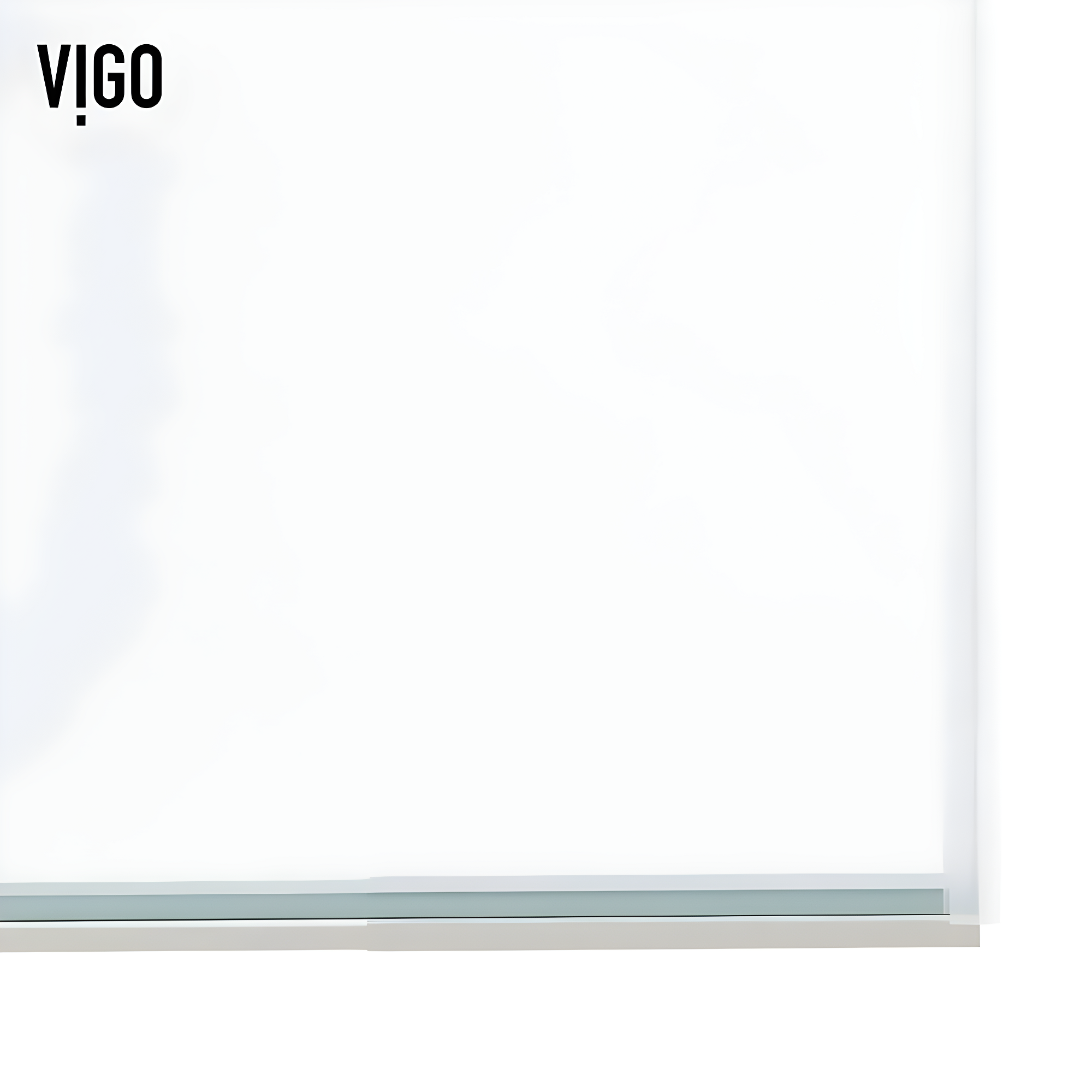 Houston 56-60" W x 66" H Double Sliding Frameless Tub Door with 3/8" Clear Glass