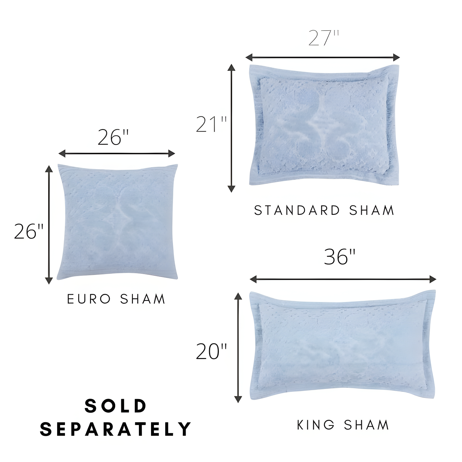 Better Trends Ashton Collection 100% Cotton Tufted Pillow Sham with Medallion Pattern, Machine Washable Pillow Cover for All Season