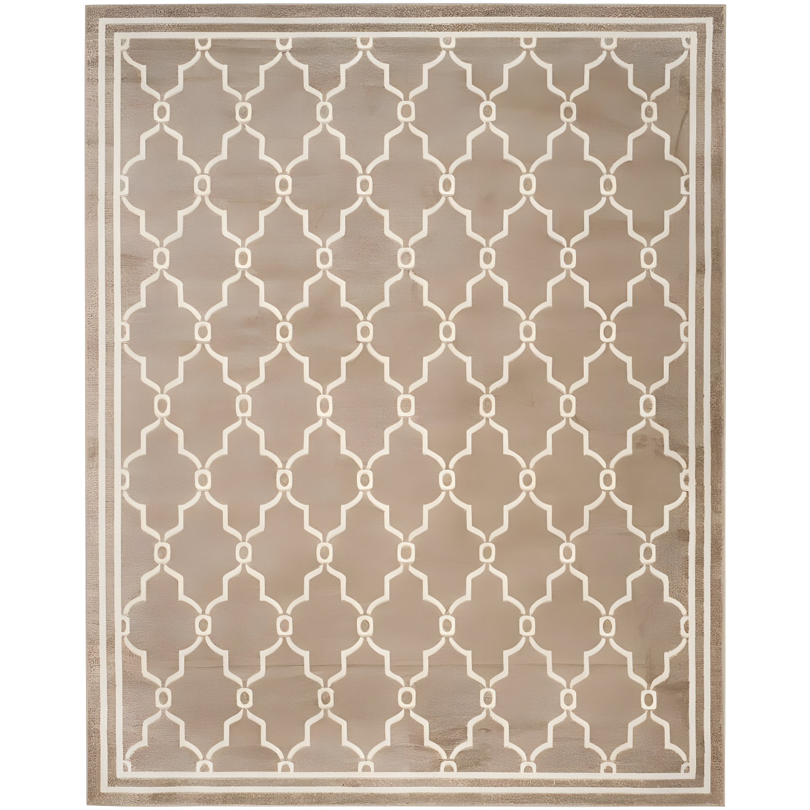 Amherst AMT414 Power Loomed Indoor Area Rug - Wheat/Beige - 10'x14' - Safavieh