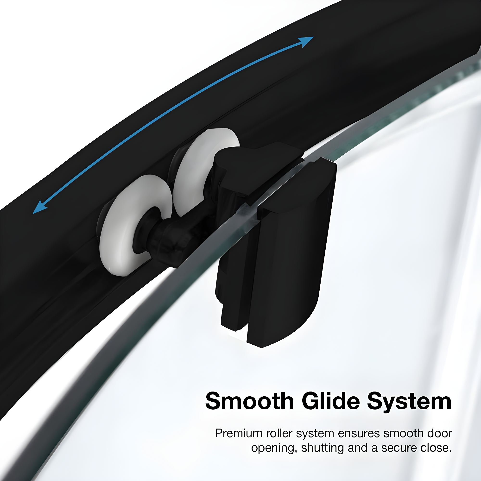 OVE Decors Breeze 33 in. Round Shower Kit w/ Clear, Base, Wall