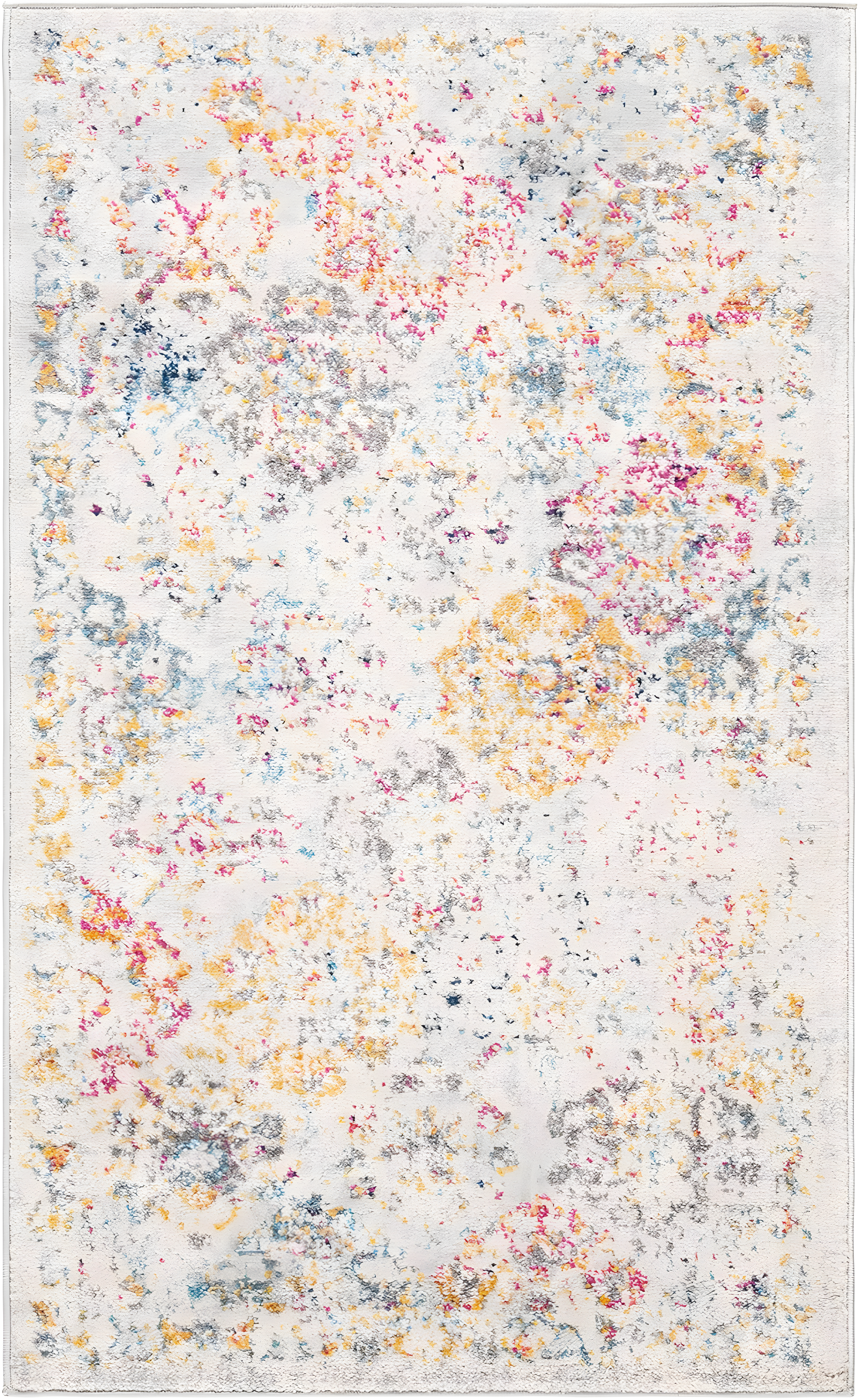 Madison MAD611 Power Loomed Indoor Accent Rug - Grey/Gold - 3'x5' - Safavieh