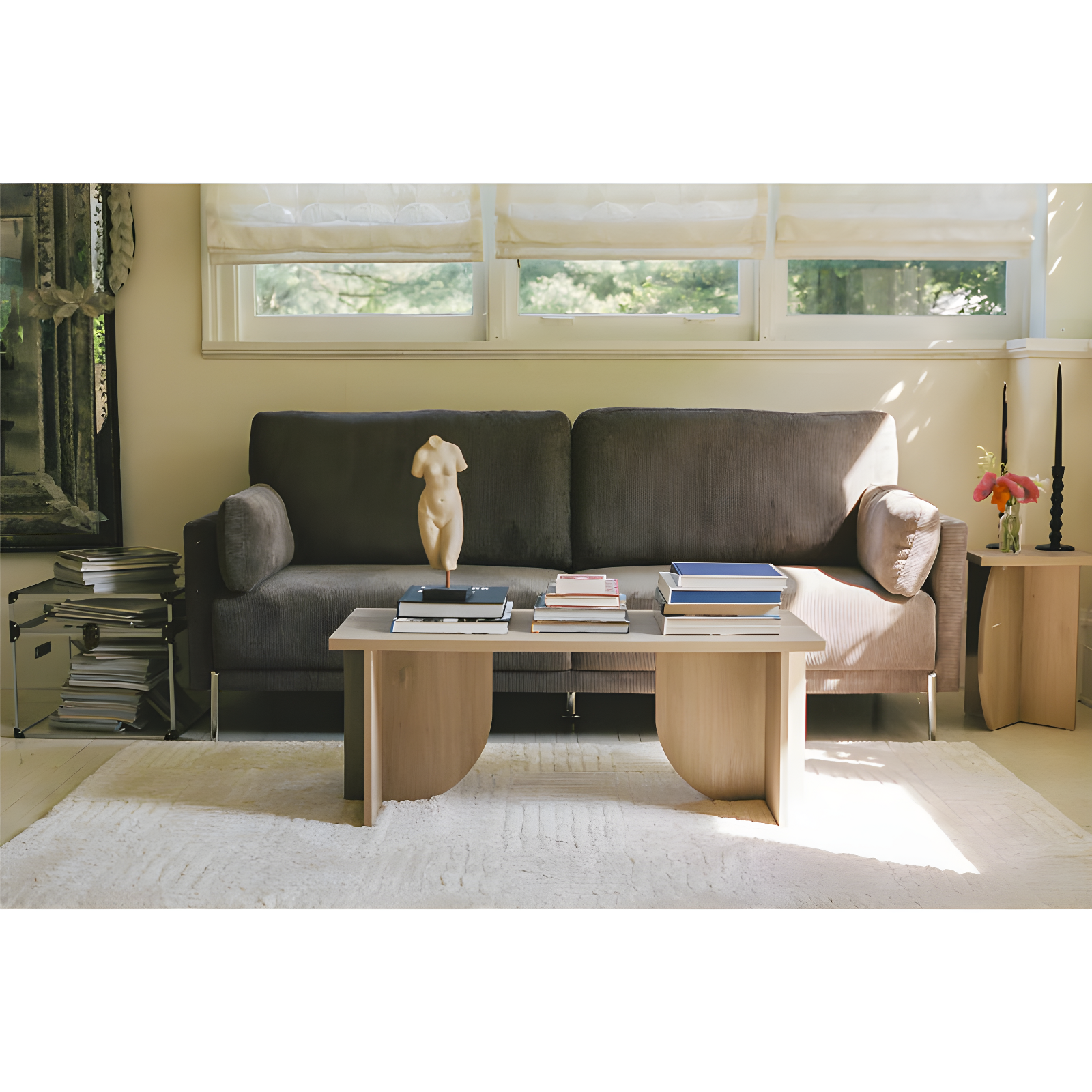 Novogratz Voler Pedestal Nesting Tables