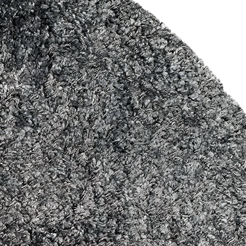 SAFAVIEH California Solid Plush Shag Area Rug, Dark Grey, 8'6" x 8'6" Round