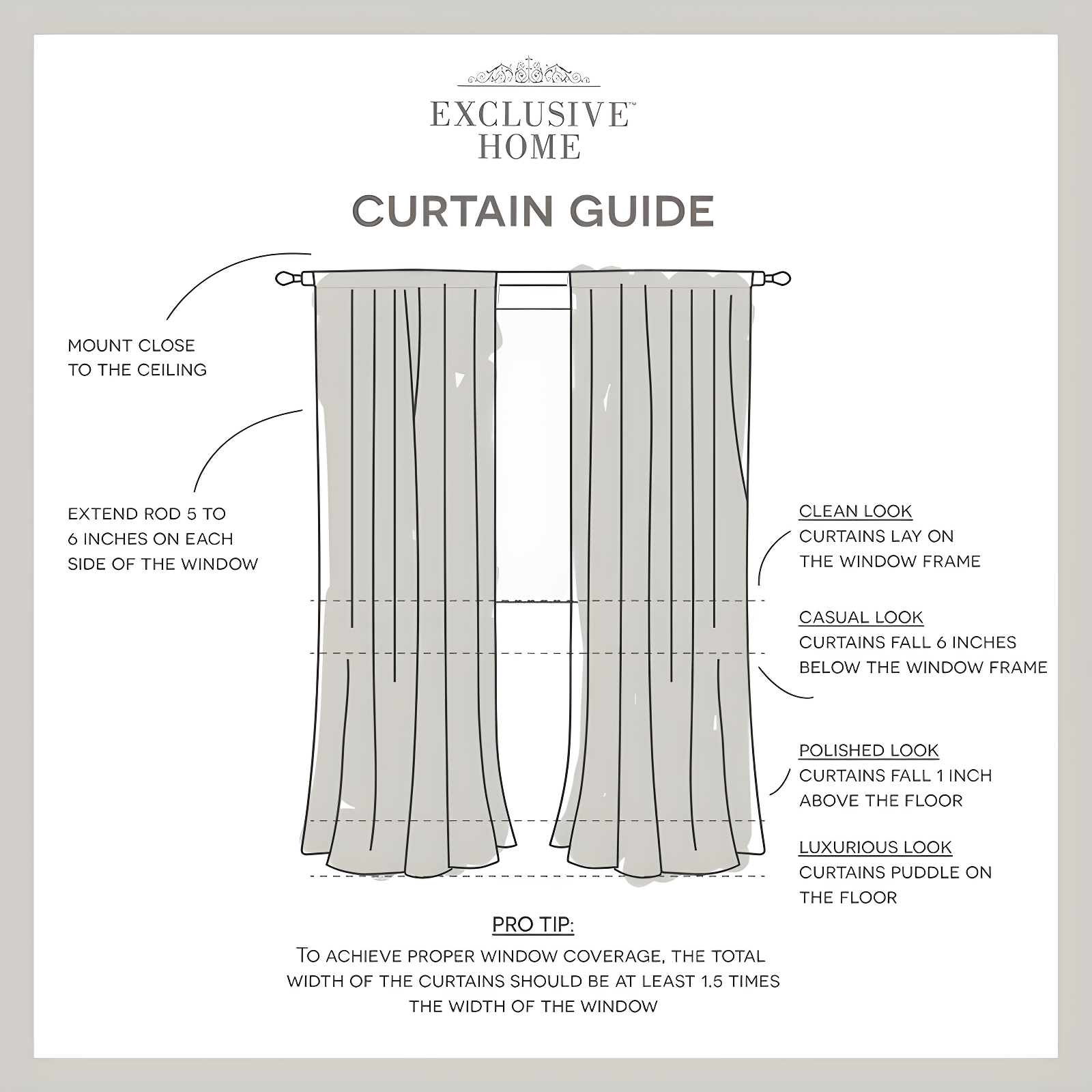 Amalgamated Textiles Darma Synthetic Sheer Curtain Pair