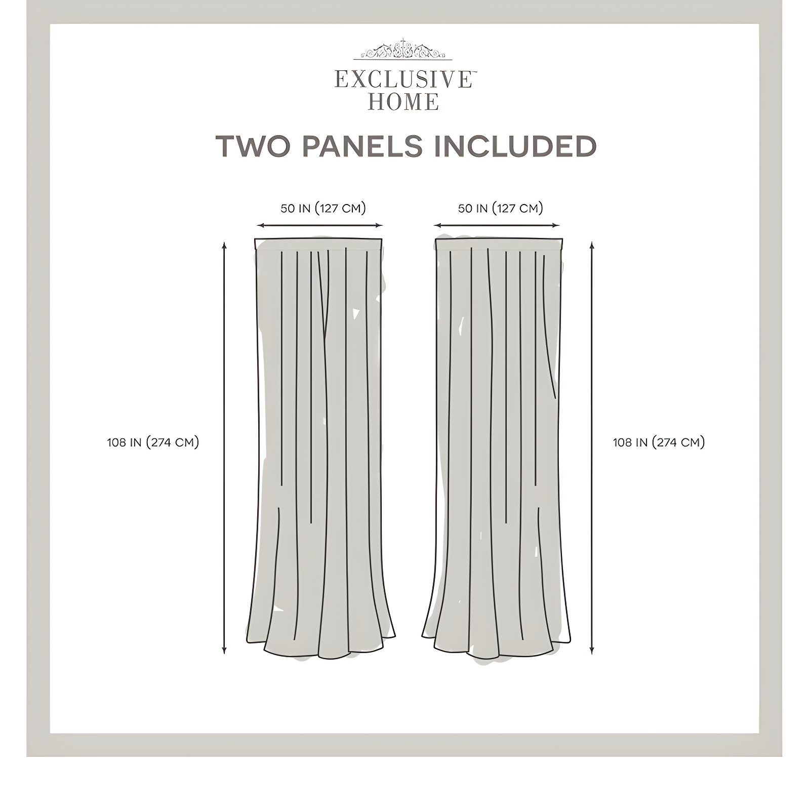 Amalgamated Textiles Darma Synthetic Sheer Curtain Pair