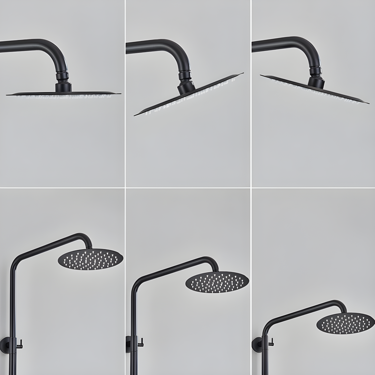Kenzo Triple Function Outdoor Shower with Single Lever Handle Stainless Steel