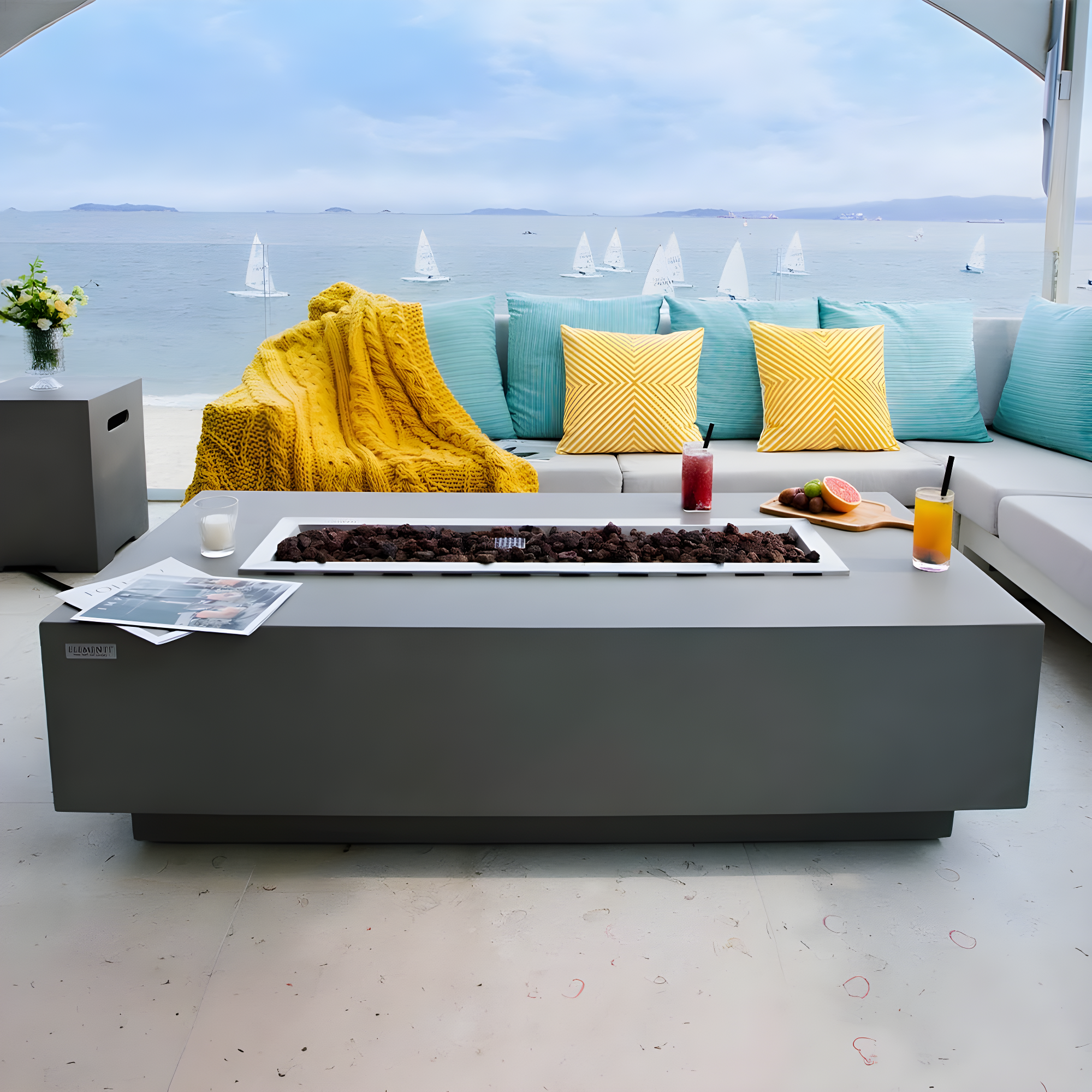 Granville Concrete Fire Table